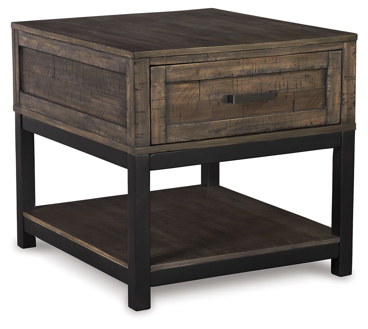 Johurst - Rectangular End Table - Grayish Brown - Image 1