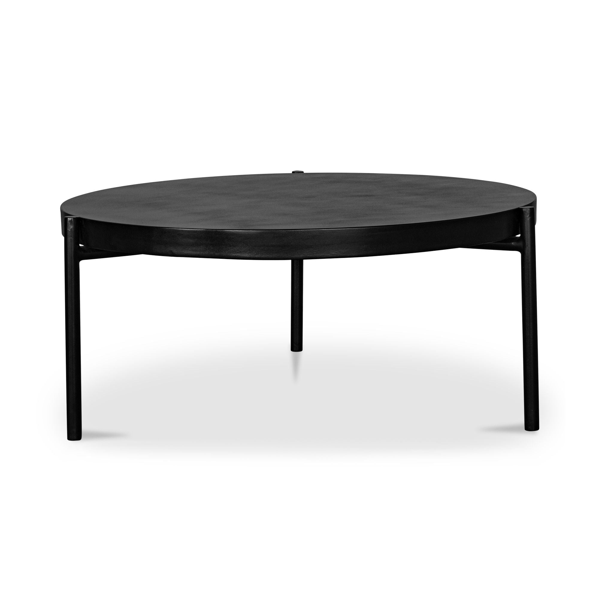 Mendez - Outdoor Coffee Table - Matt Black - Image 1
