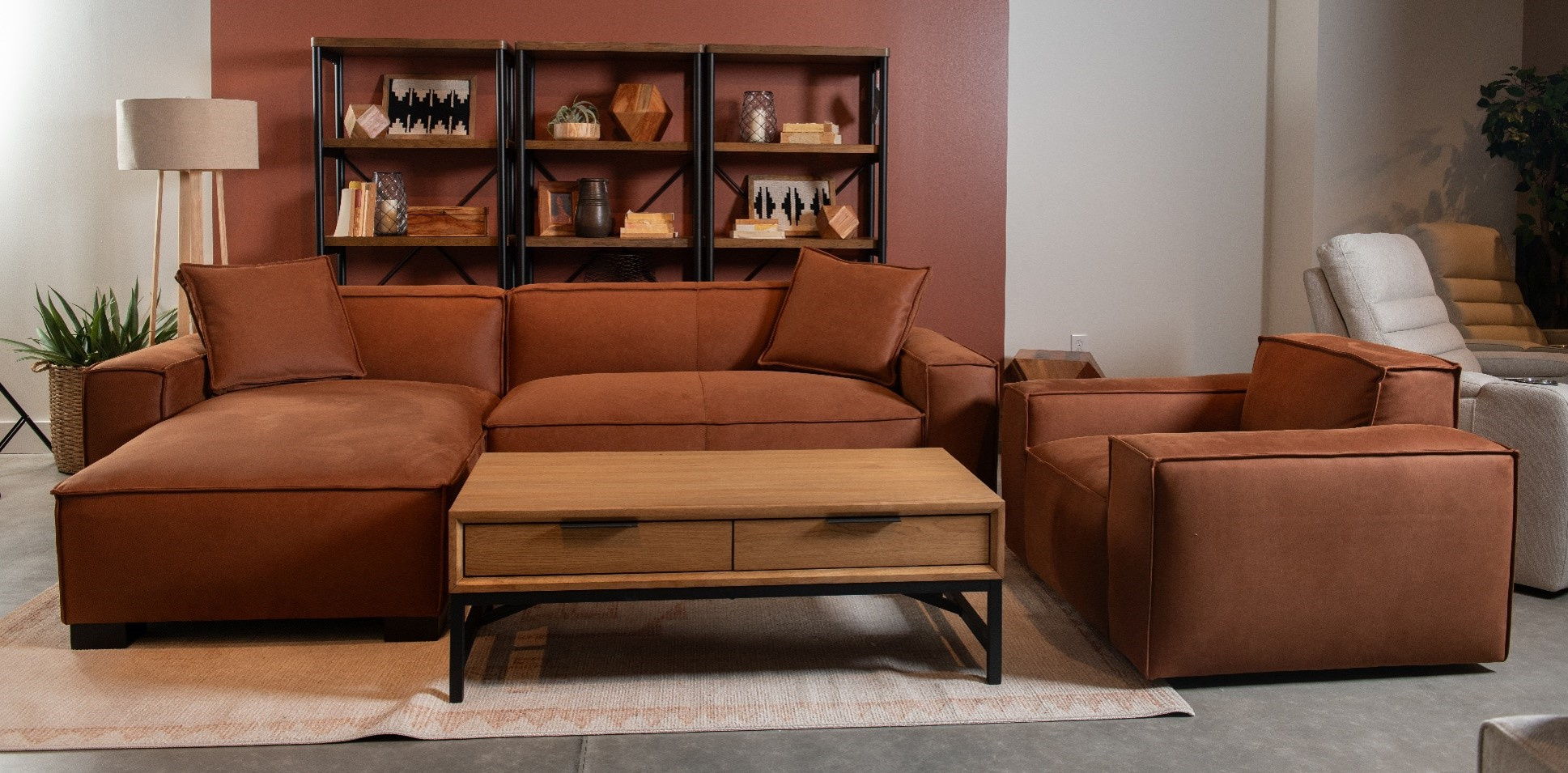 Carter - Double Chair - Rust - Image 2