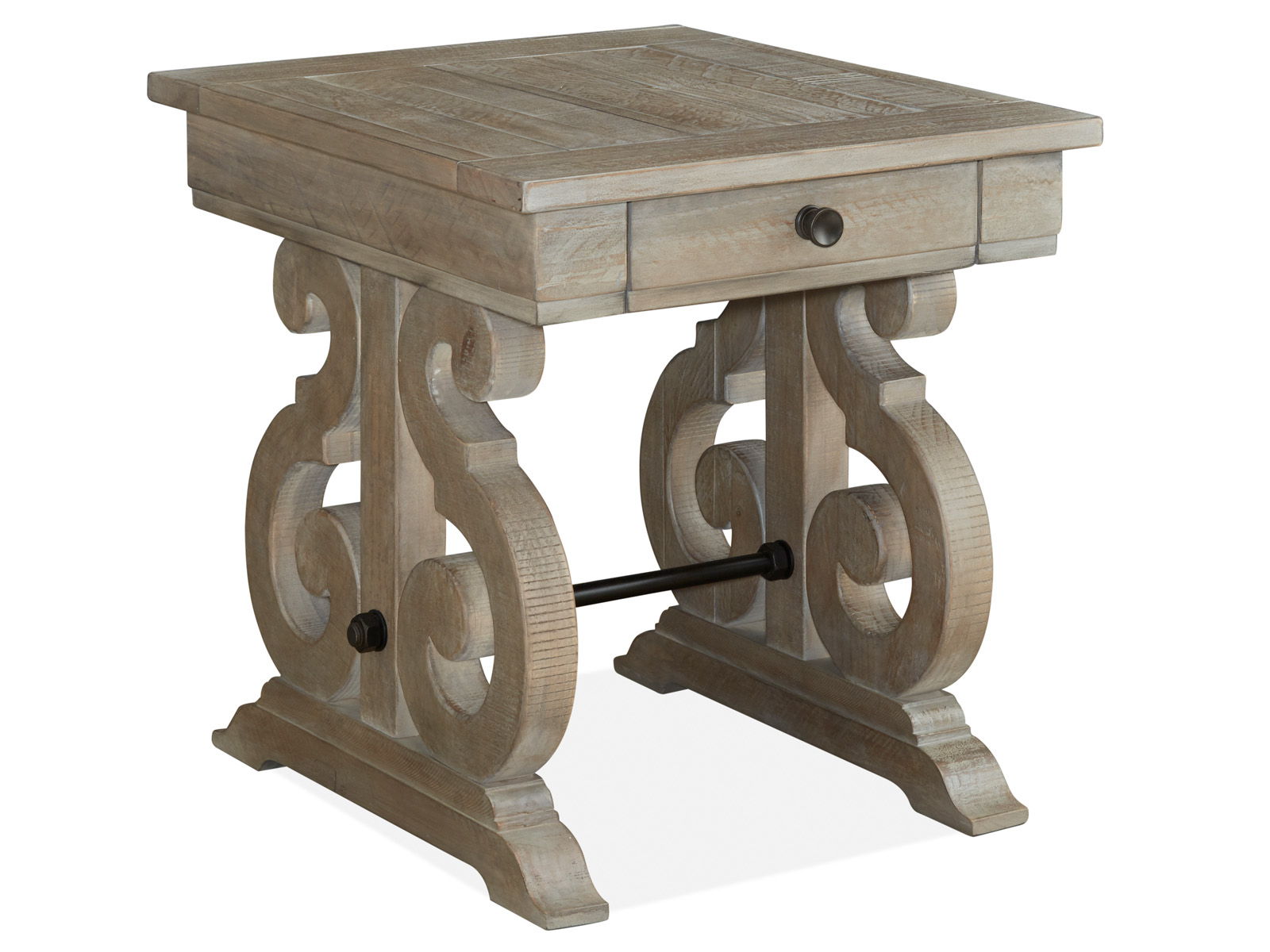 Tinley Park - Rectangular End Table - Dove Tail Gray - Image 1