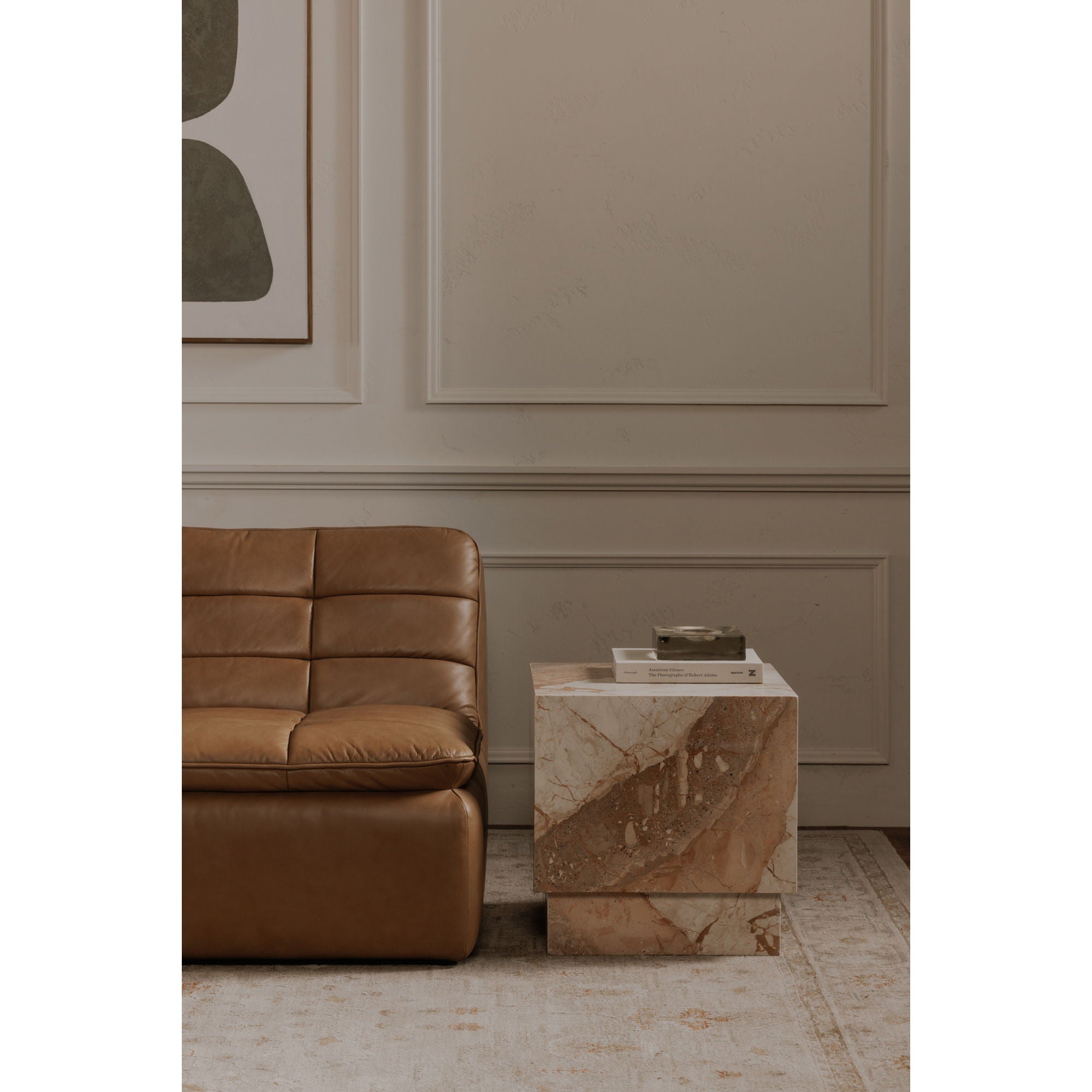 Layla - Side Table - Breccia Marble - Image 3