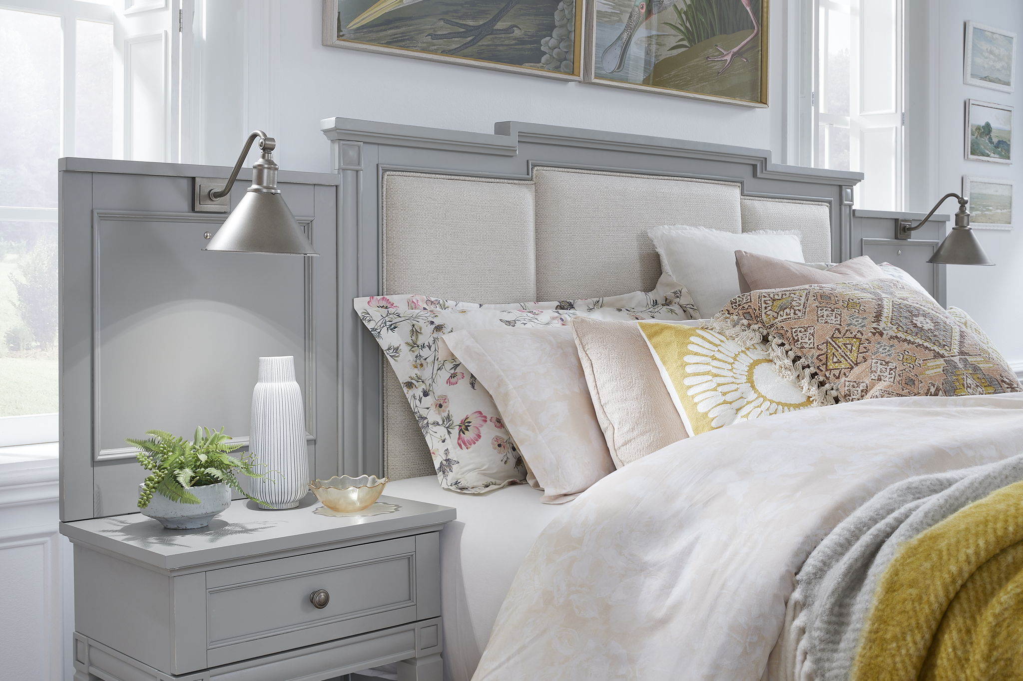 Glenbrook - Complete Wall Bed With Upholstered Headboar - Image 3