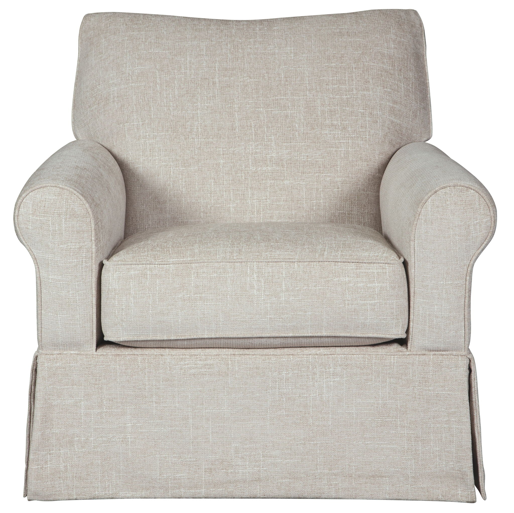 Searcy - Swivel Glider Accent Chair - Quartz - Image 3