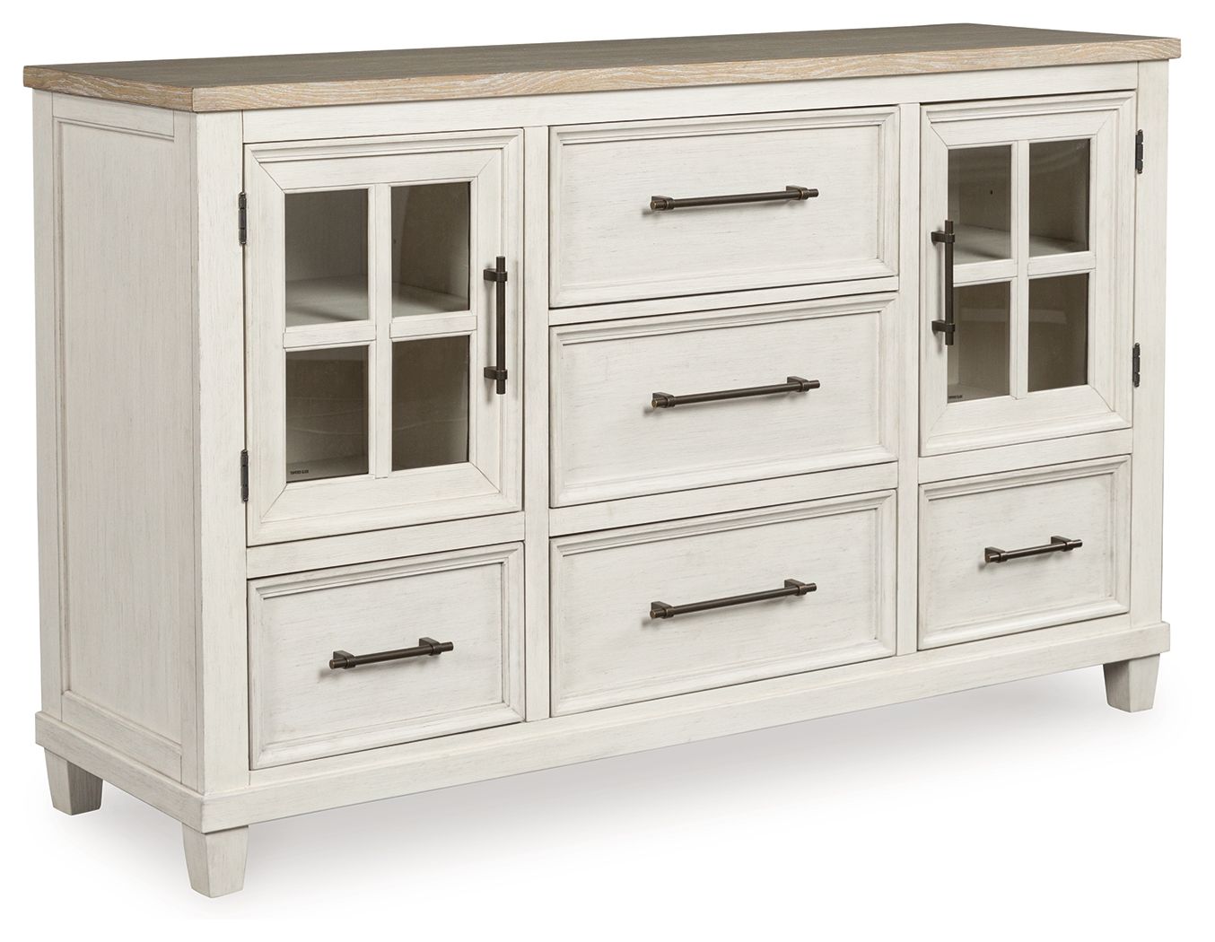 Shaybrock - Dresser - Antique White / Brown - Image 1