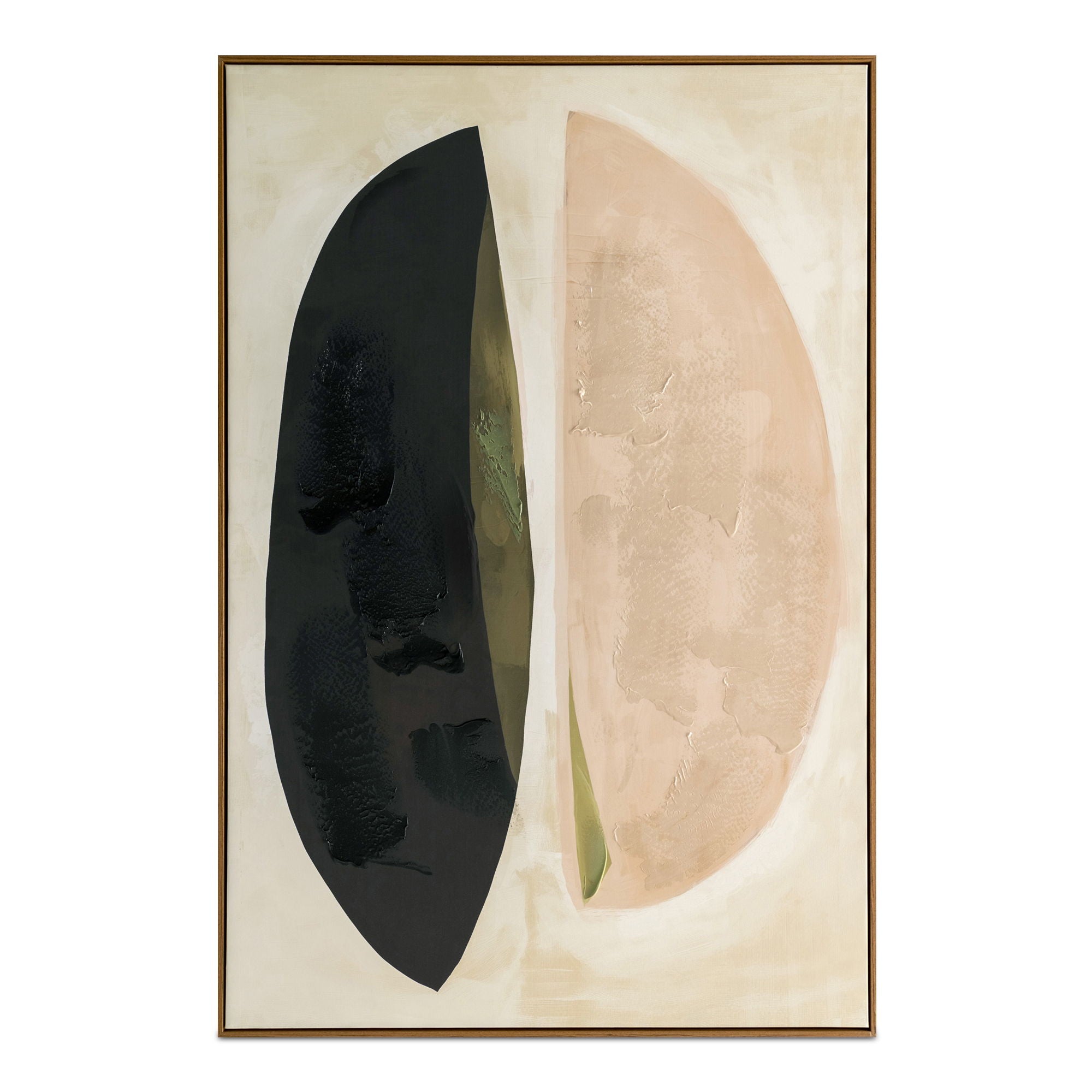 Sage – Framed Painting – Beige