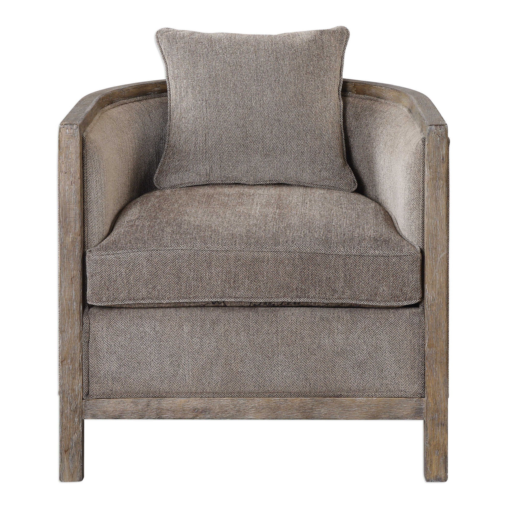 Viaggio – Chenille Accent Chair – Gray