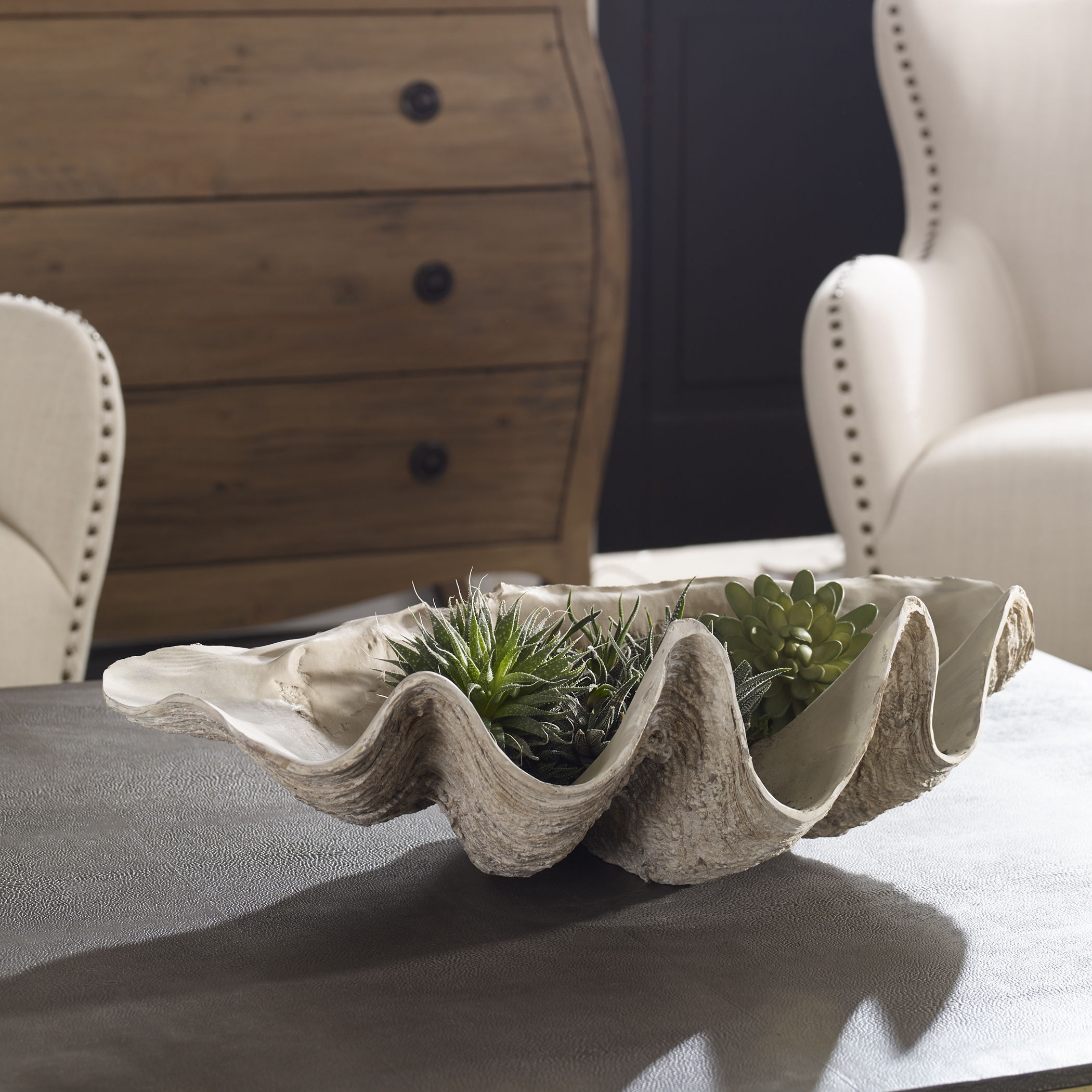 Clam - Shell Bowl - Beige - Image 2