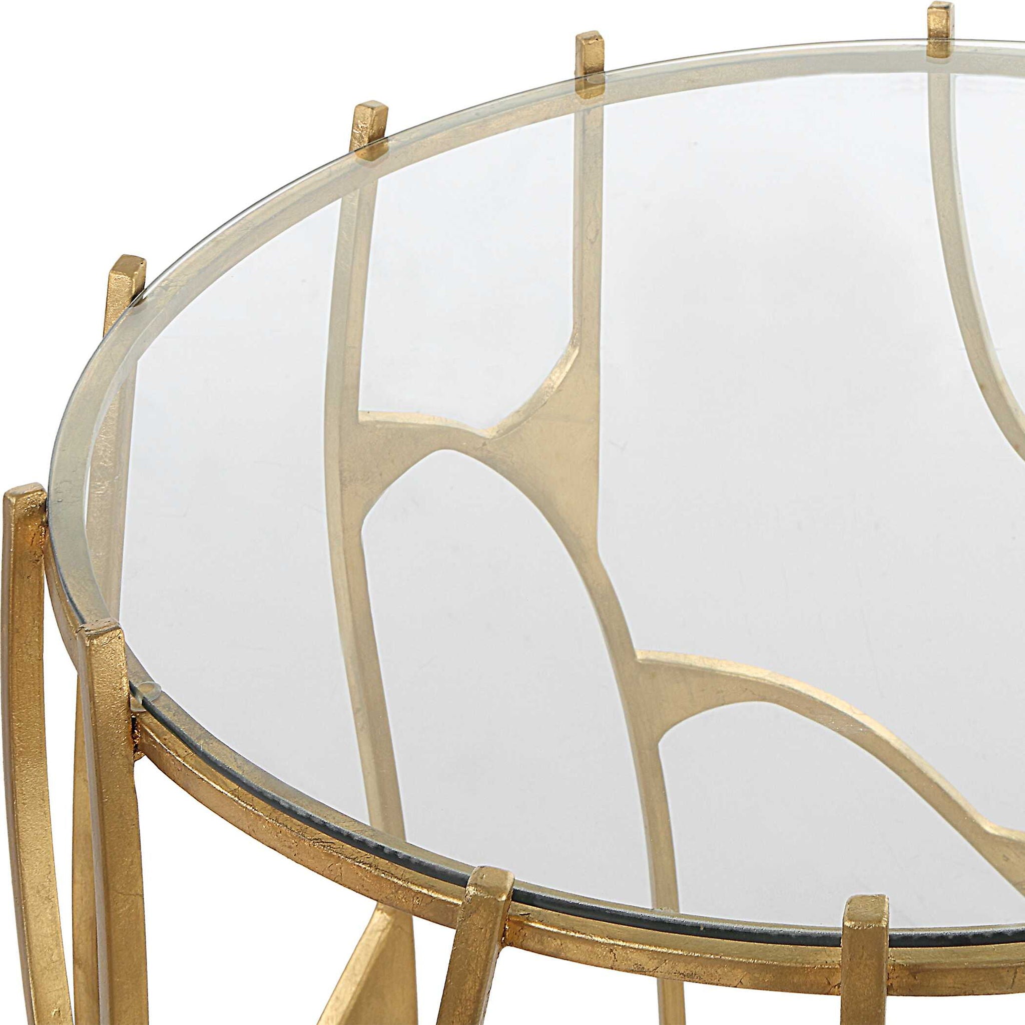 Ritual - Round Gold Side Table - Image 3