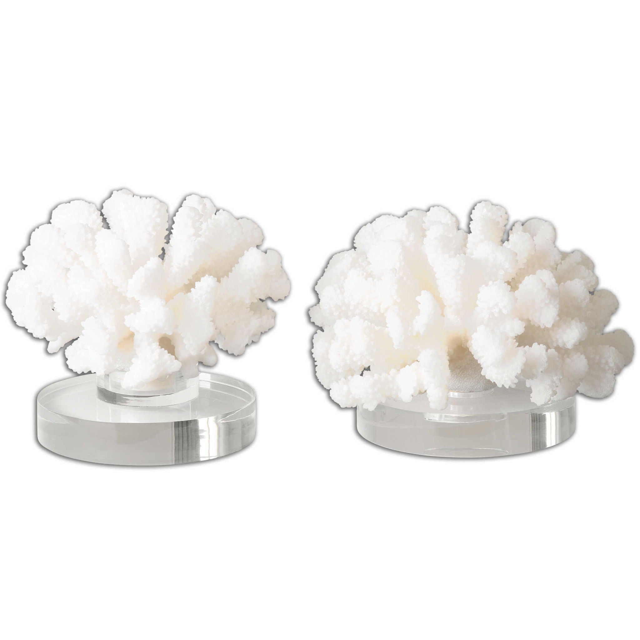 Hard Coral - Sculptures (Set of 2) - White - Image 1