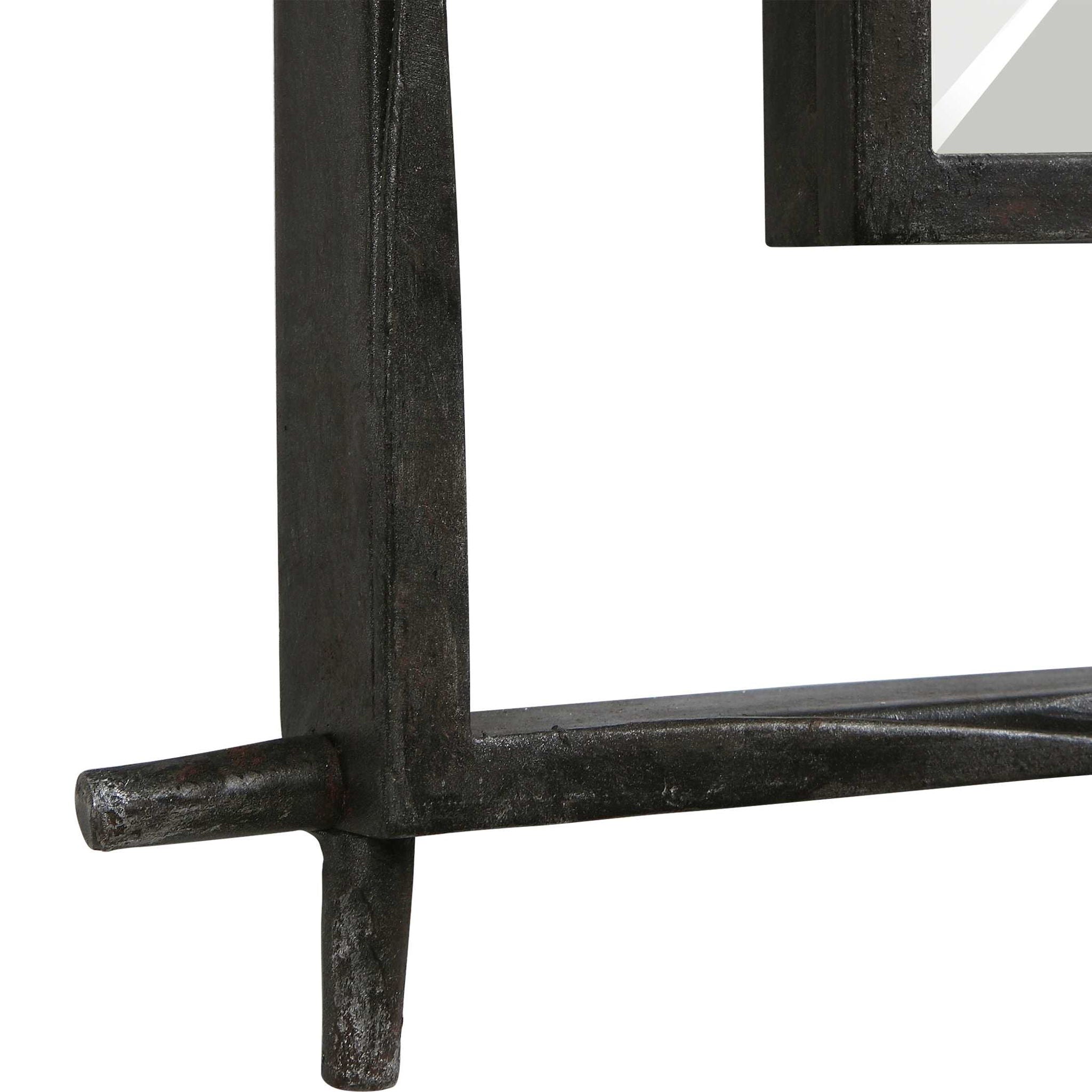 Ironworks - Industrial Mirror - Black - Image 3