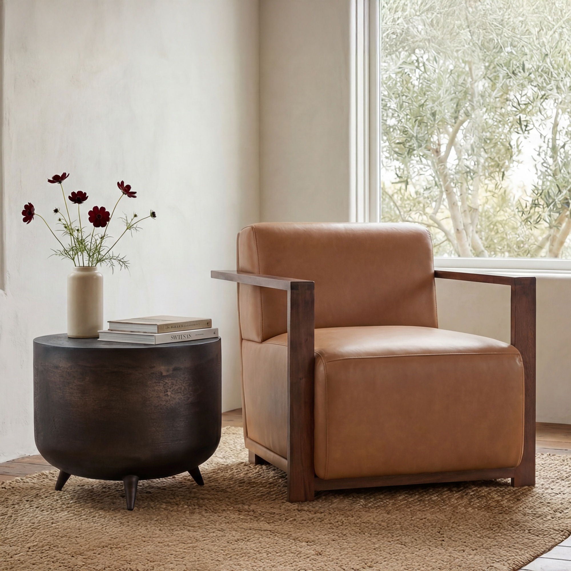 Barnes - Accent Chair - Tan / Brown - Image 1