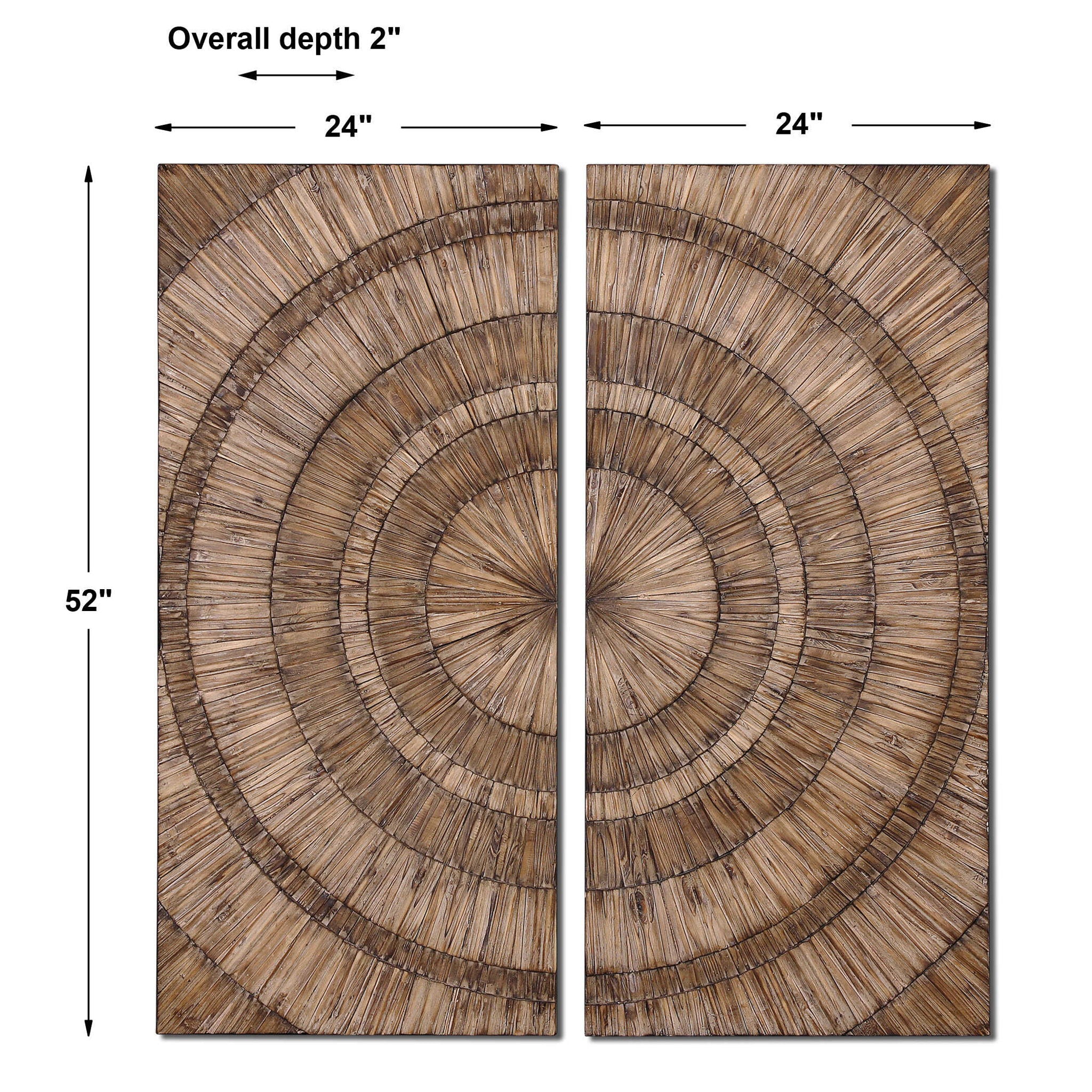 Lanciano - Wood Wall Art - Light Brown - Image 2