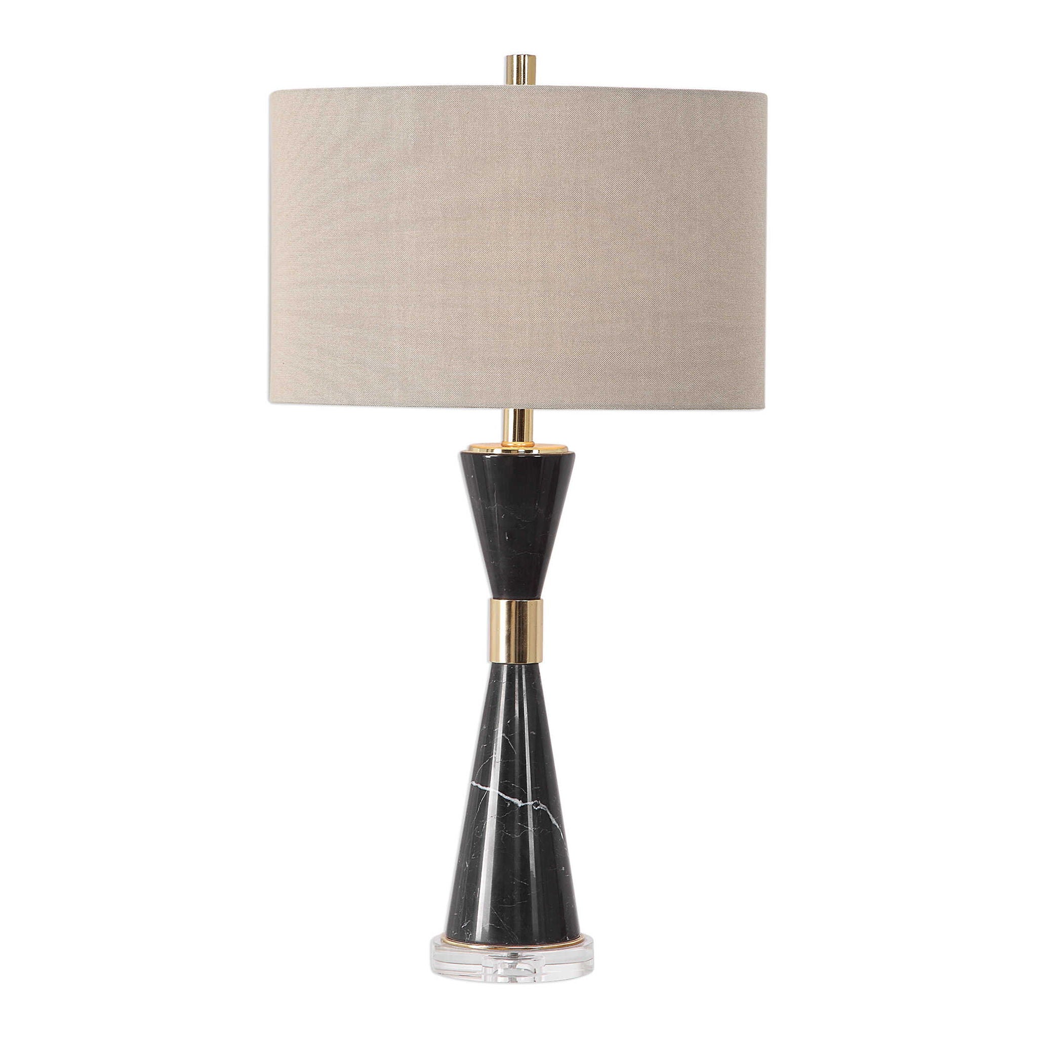 Alastair – Marble Table Lamp – Black