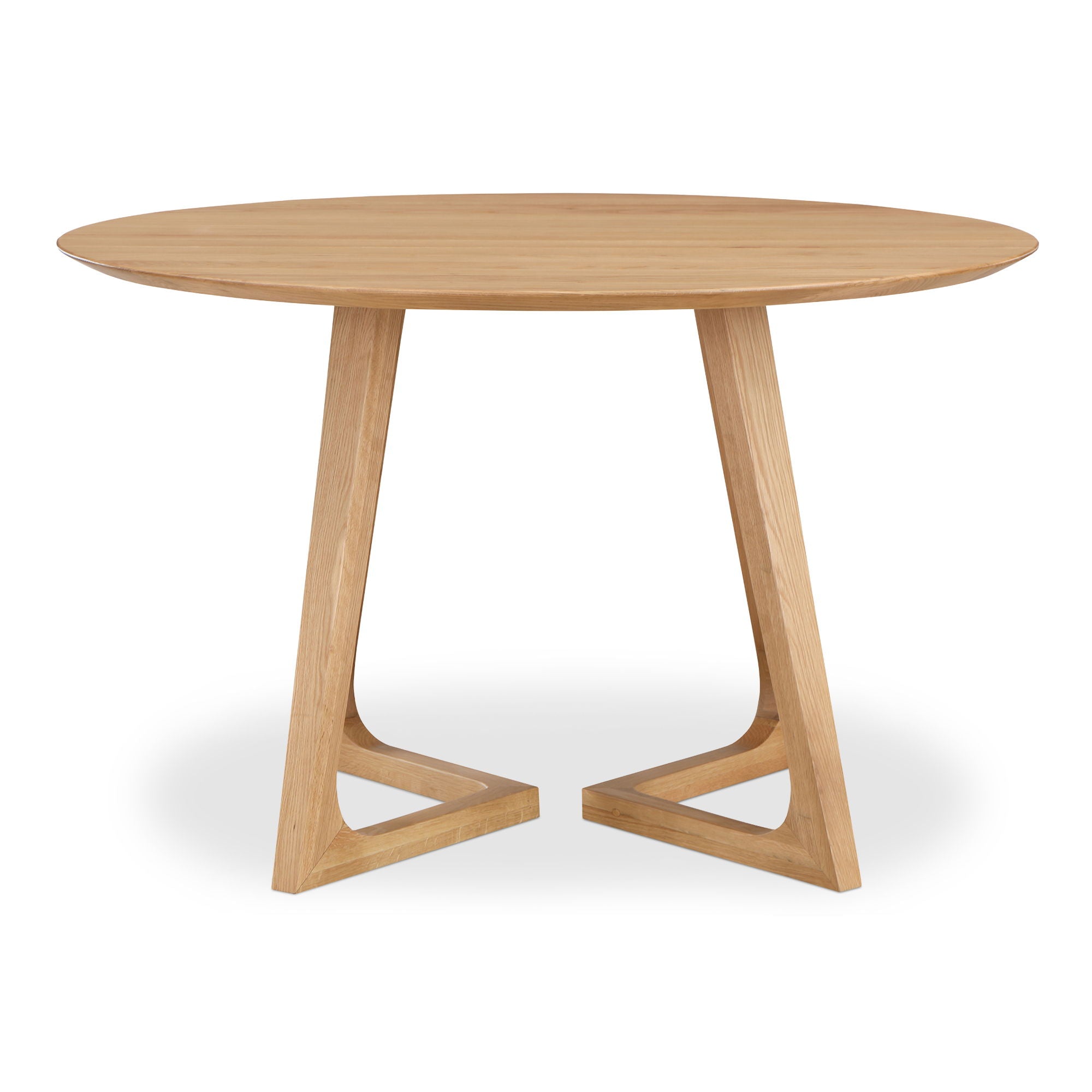 Godenza - Round Dining Table - Light Brown - Image 1