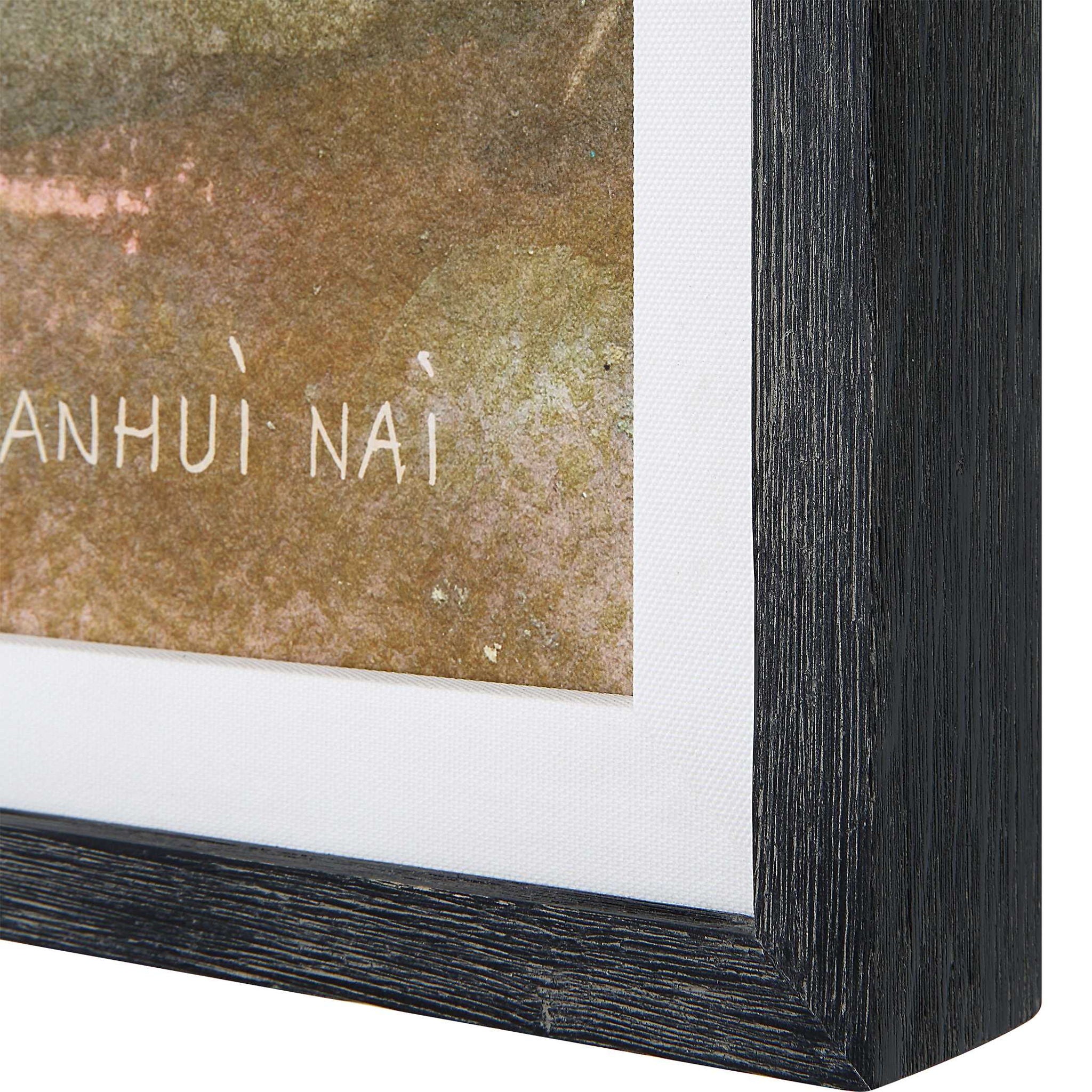 Above - The Lakes Framed Landscape Print - Gray - Image 3