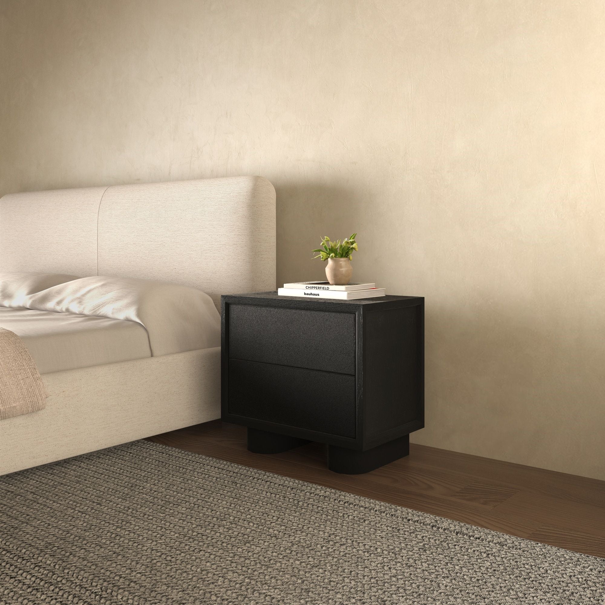 Marcelle - Accent Nightstand - Black - Image 3