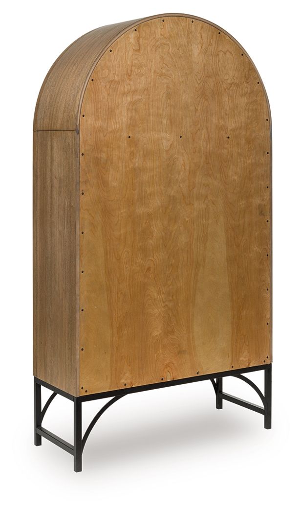 Gwenwich - Accent Cabinet - Natural / Black - Image 3