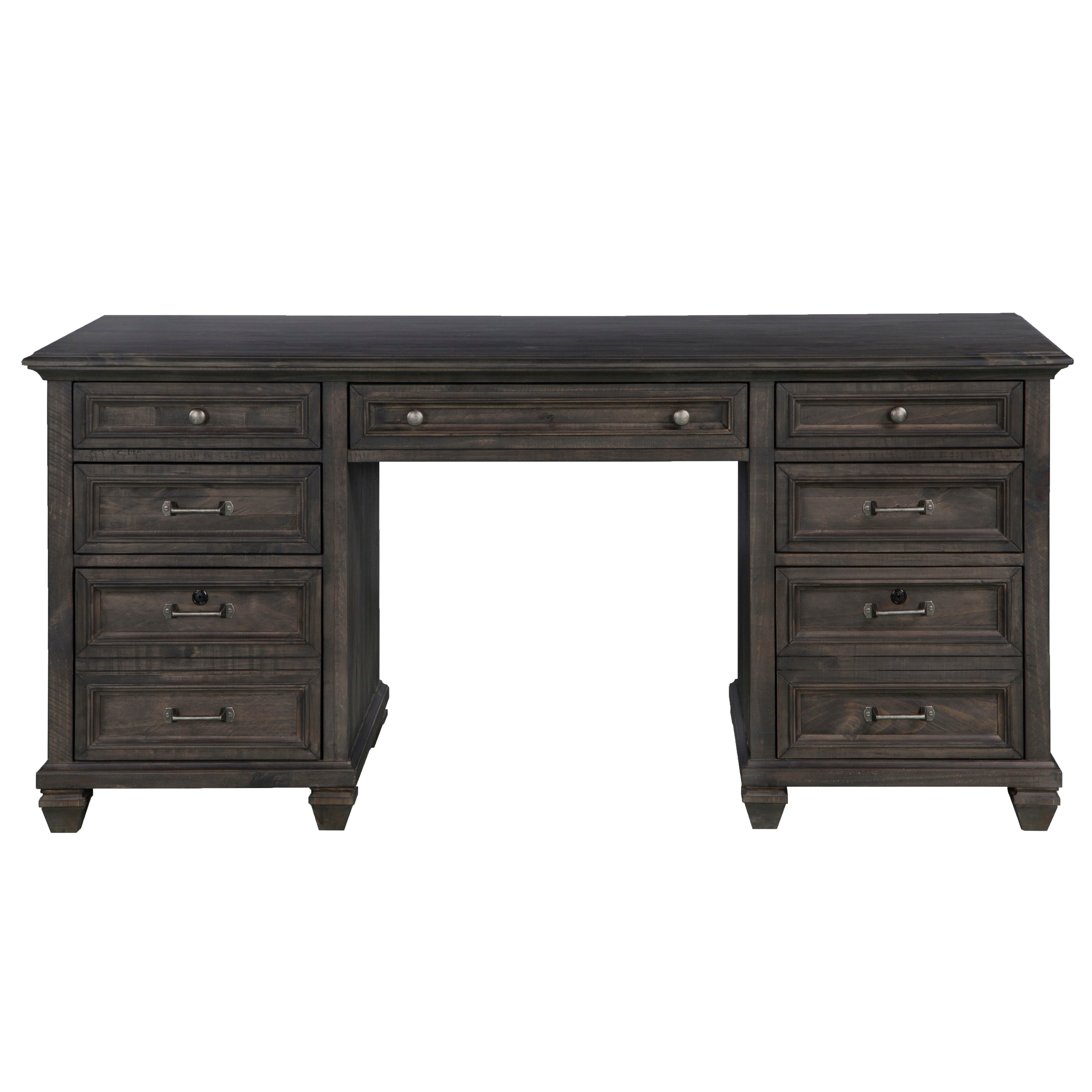 Sutton Place – Executive Desk – Weathered Charcoal