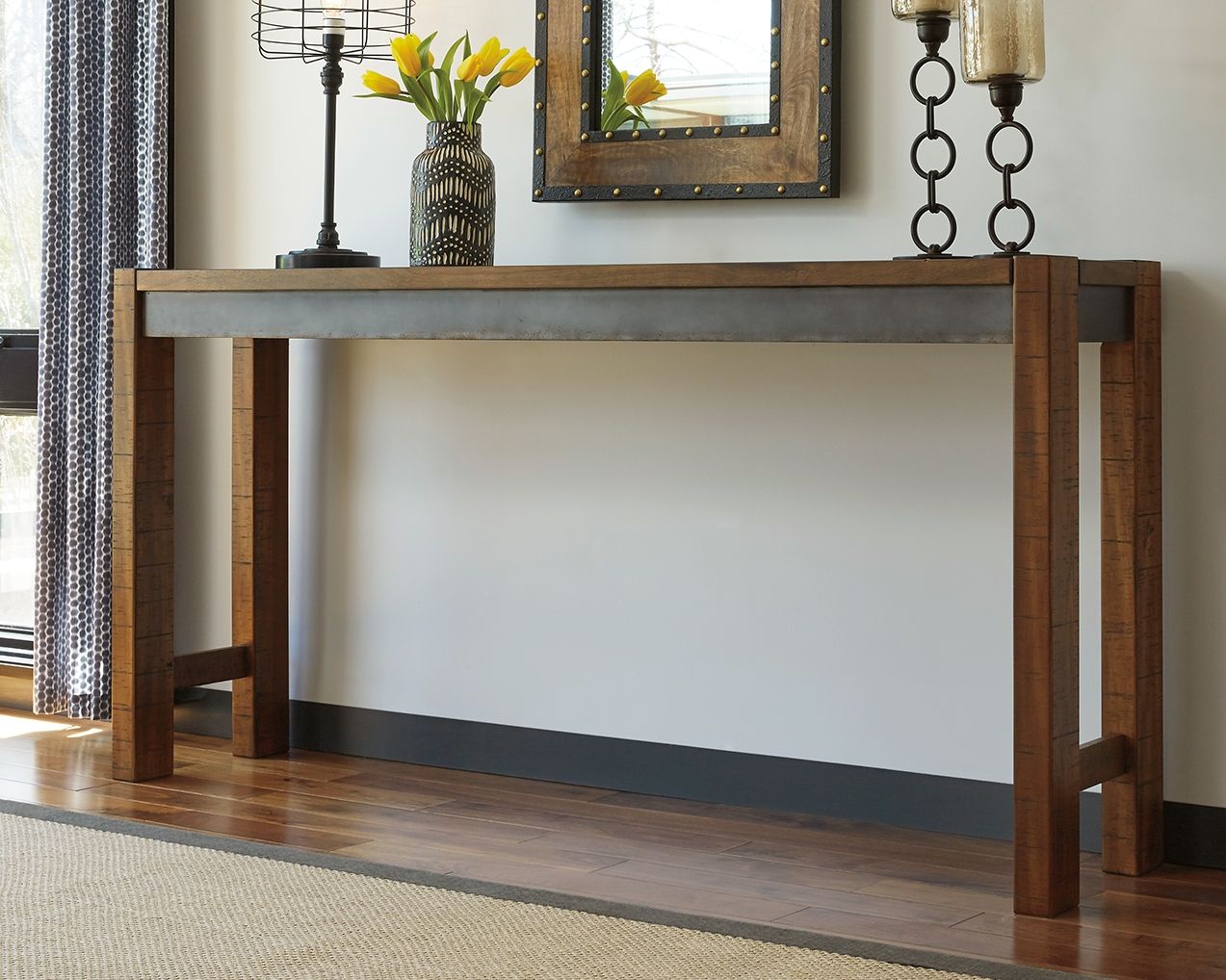 Torjin - Long Counter Table - Dark Brown - Image 3