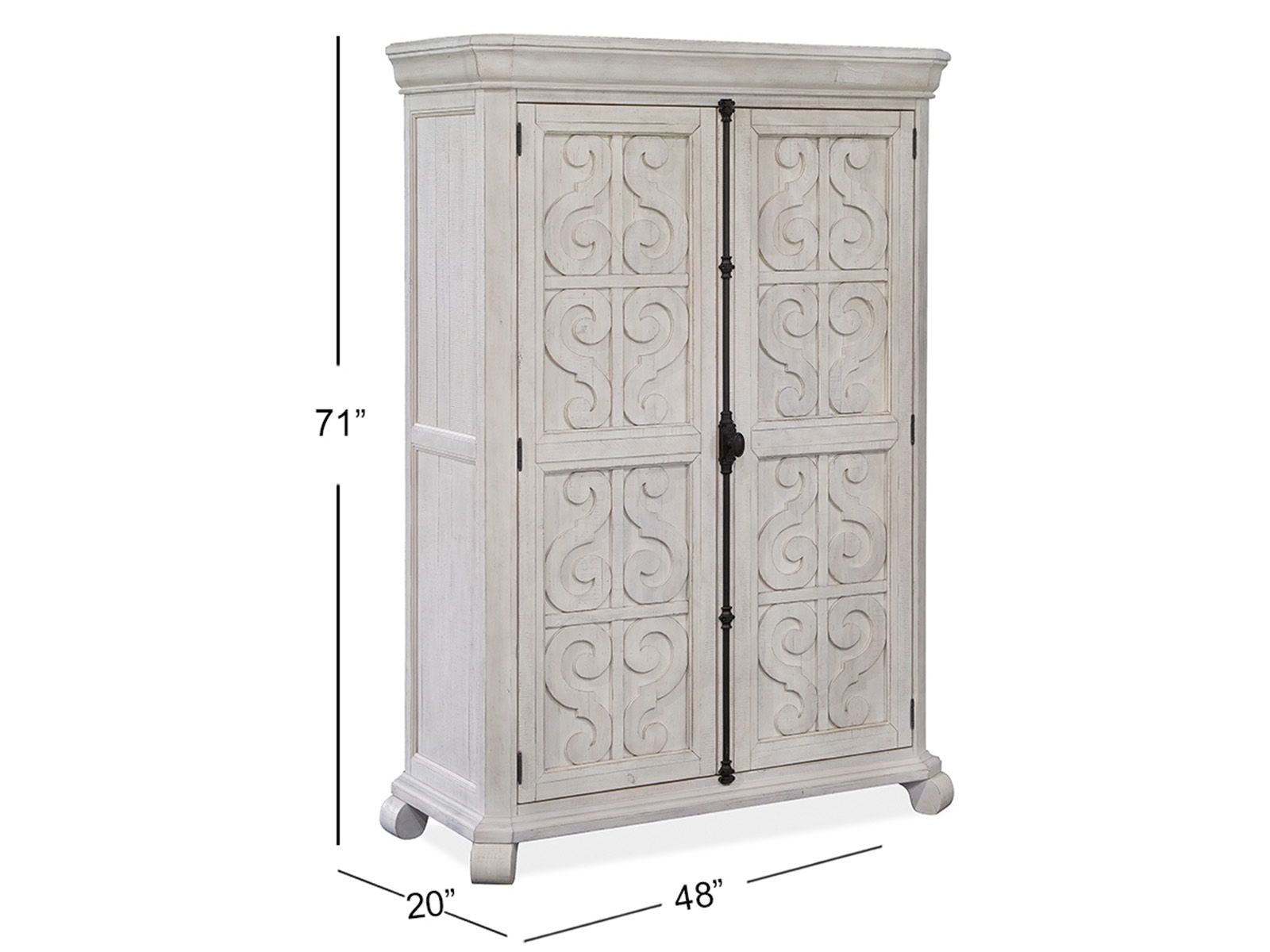 Bronwyn - Armoire - Alabaster - Image 3