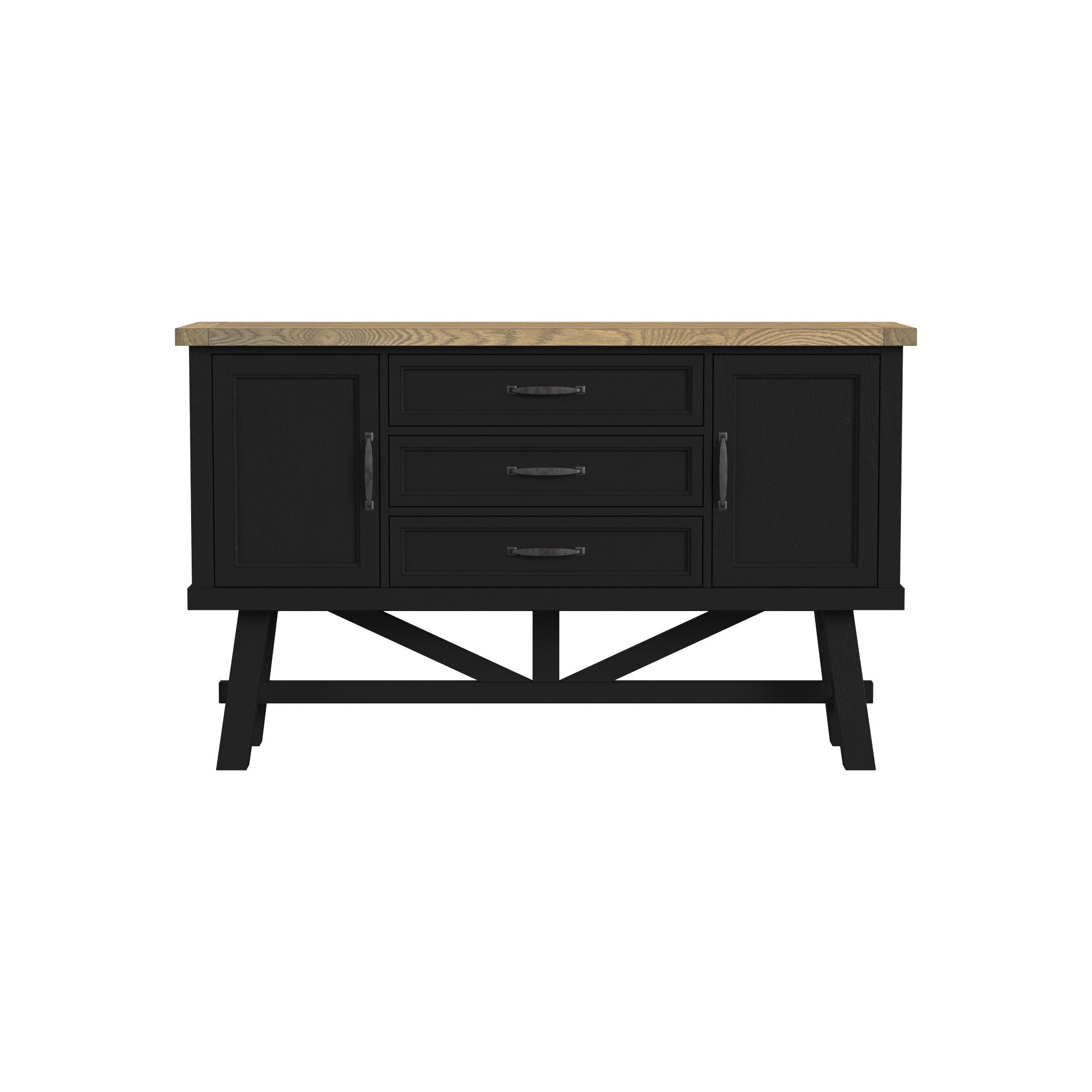 Hendricks - Server - Rustic Wheat / Raven - Image 2