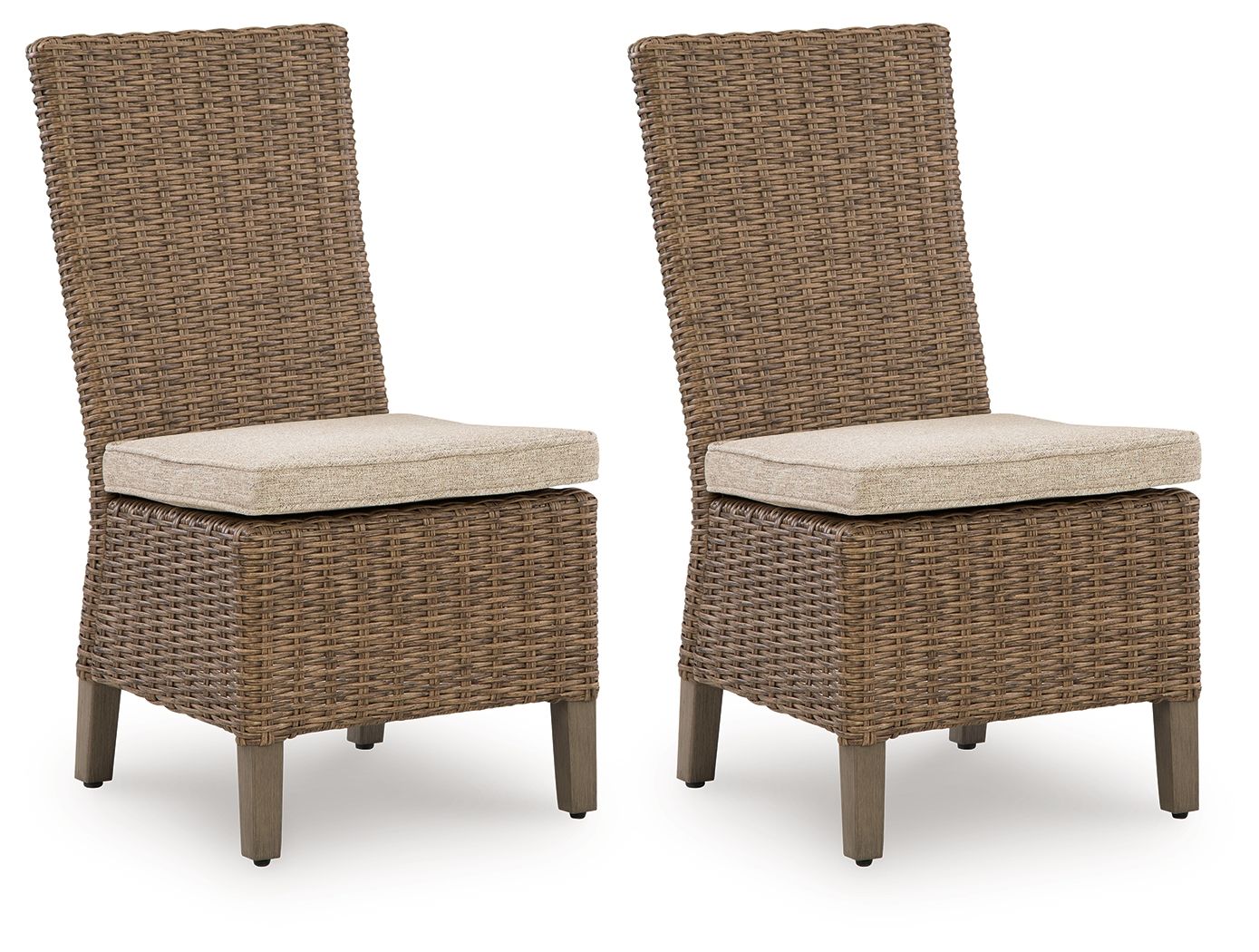 Laguna Heights - Side Chair With Cushion (Set of 2) - Beige - Image 1