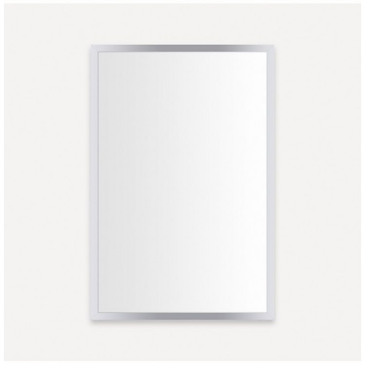 Medicine Cabinet Profiles 20W x 30H x 4D Inch 1 Doors Mirror Chrome Flat Top Reversible Non-Electric - Image 1
