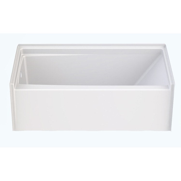 Tub Alcove Right Drain White Rectangle 56.7 Gallons 60 x 30 x 20-5/8 Inch - Image 1