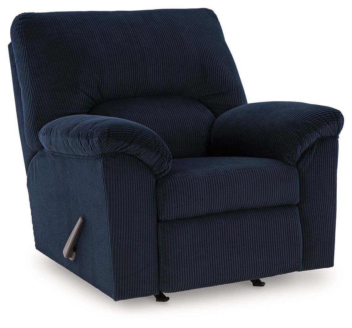 SimpleJoy – Rocker Recliner – Fabric – Navy