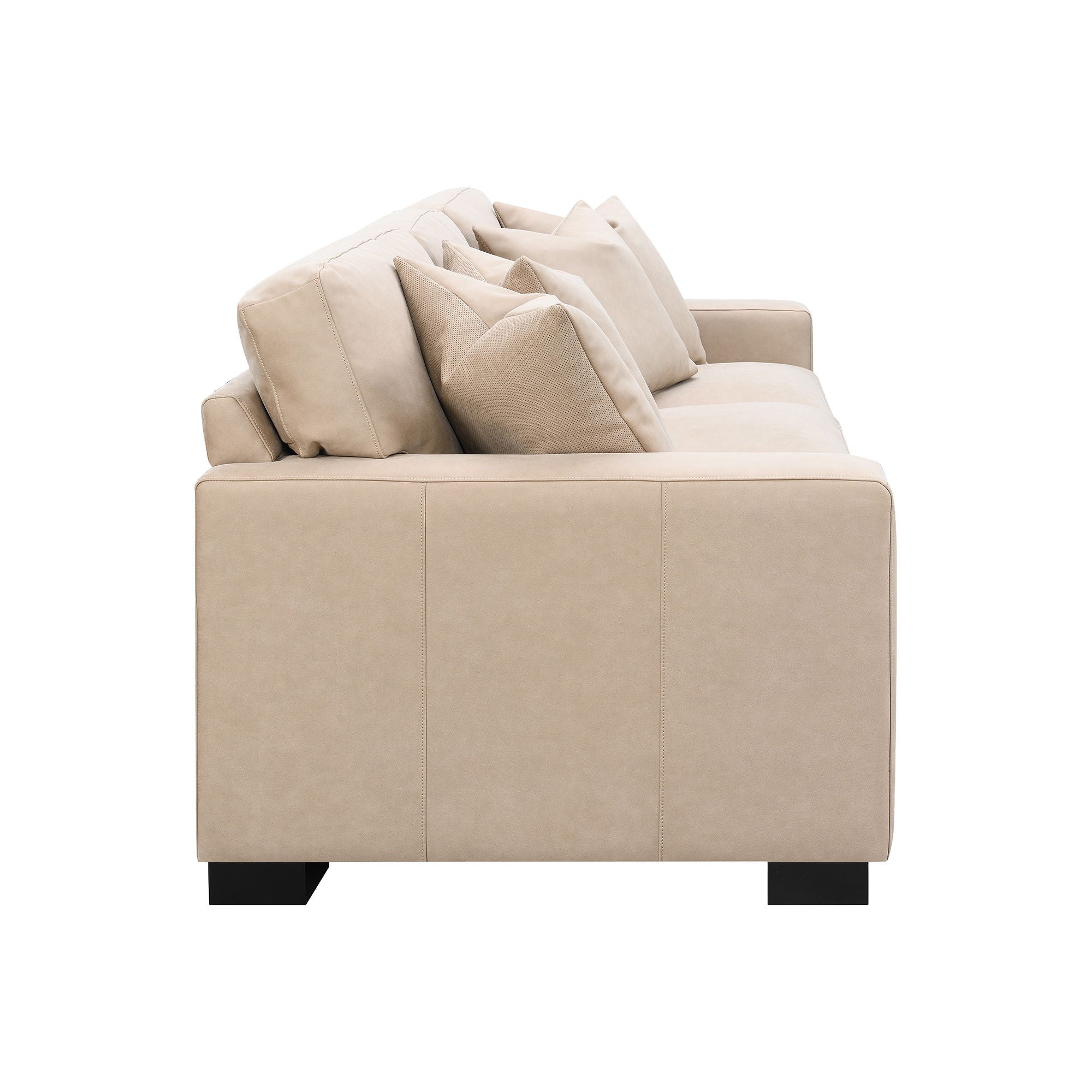 Dexter - Sofa With 4 Pillows - Taupe - Image 3