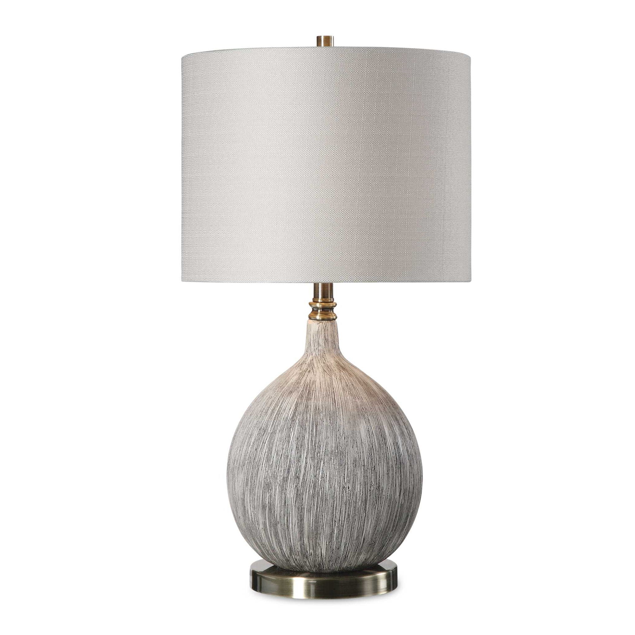 Hedera - Textured Table Lamp - Ivory - Image 1