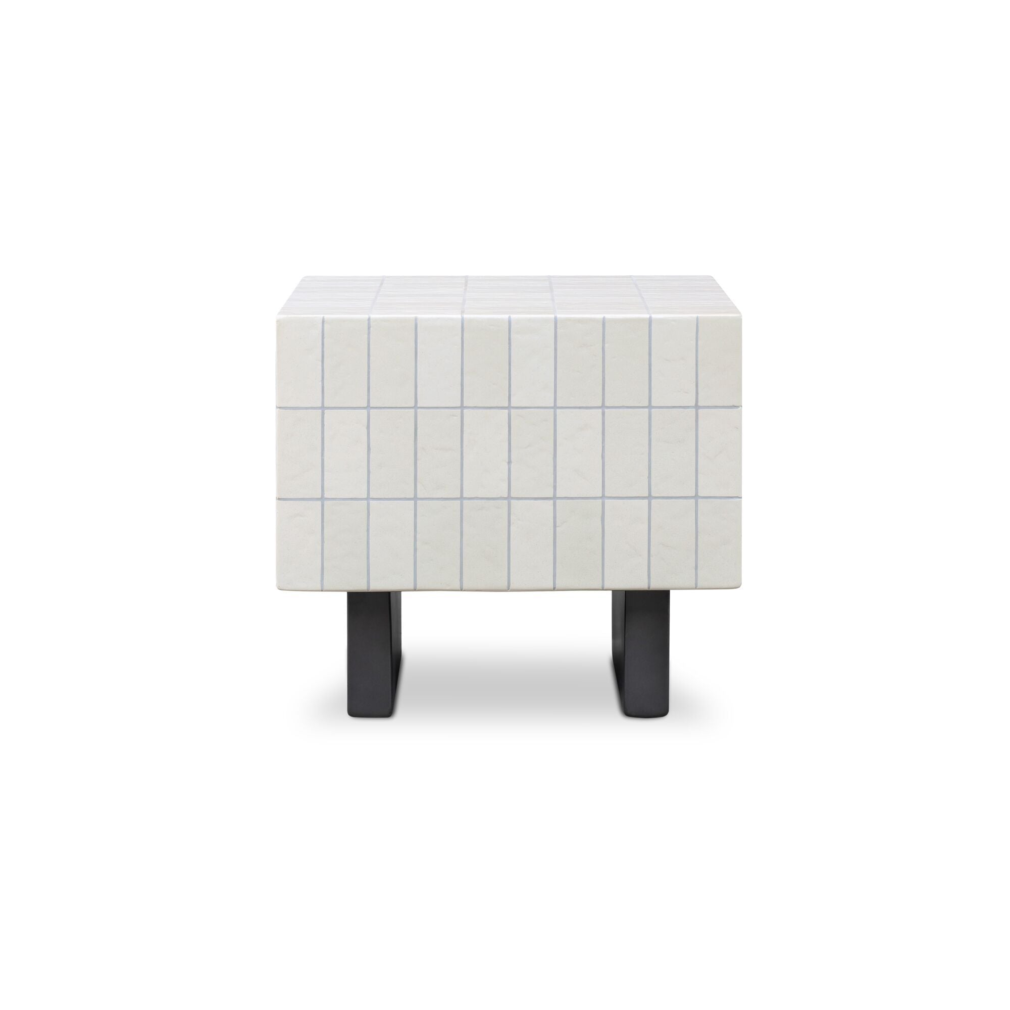 Farren - Outdoor Side Table - Cream - Image 1