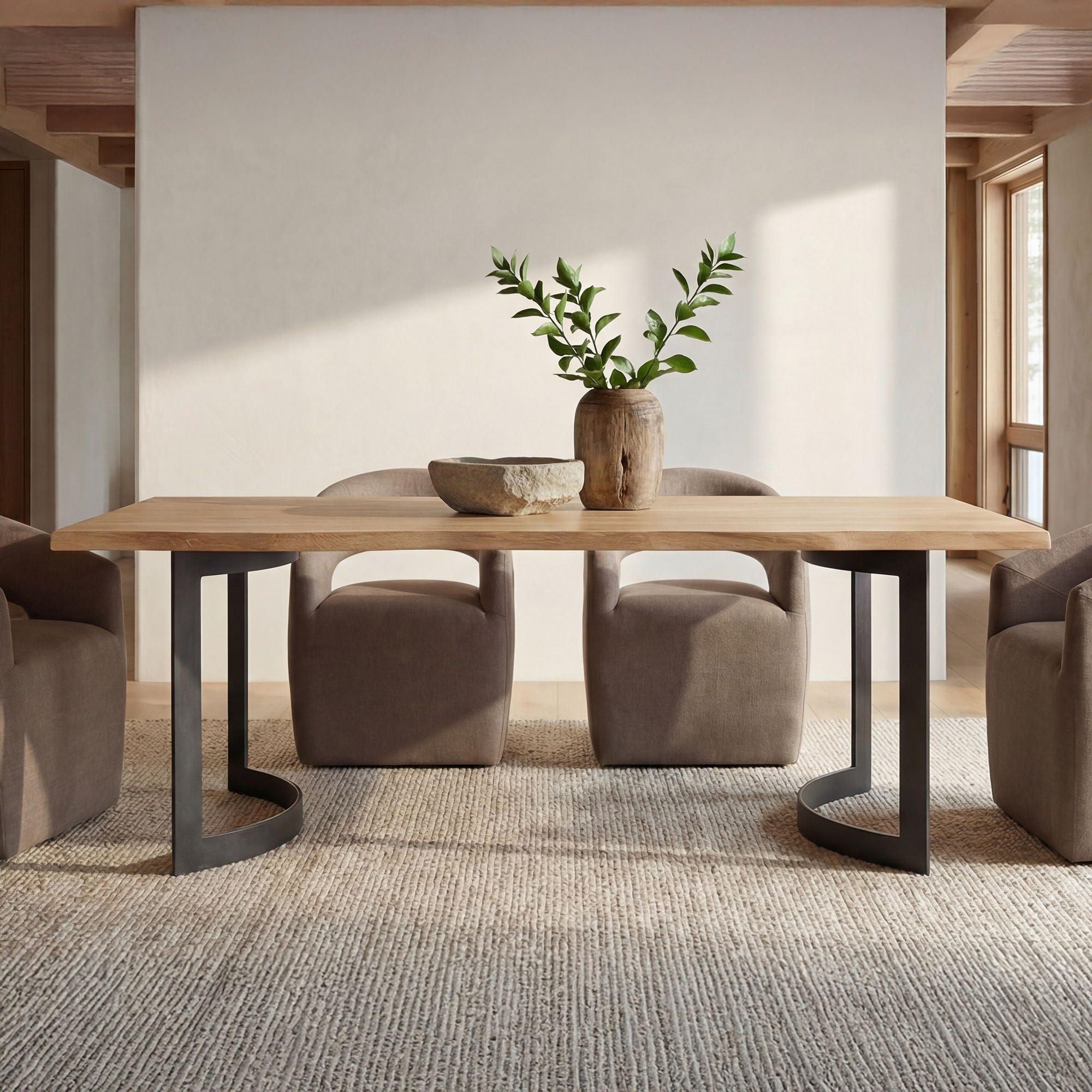 Bent – Dining Table Extra Small – Oak / Natural