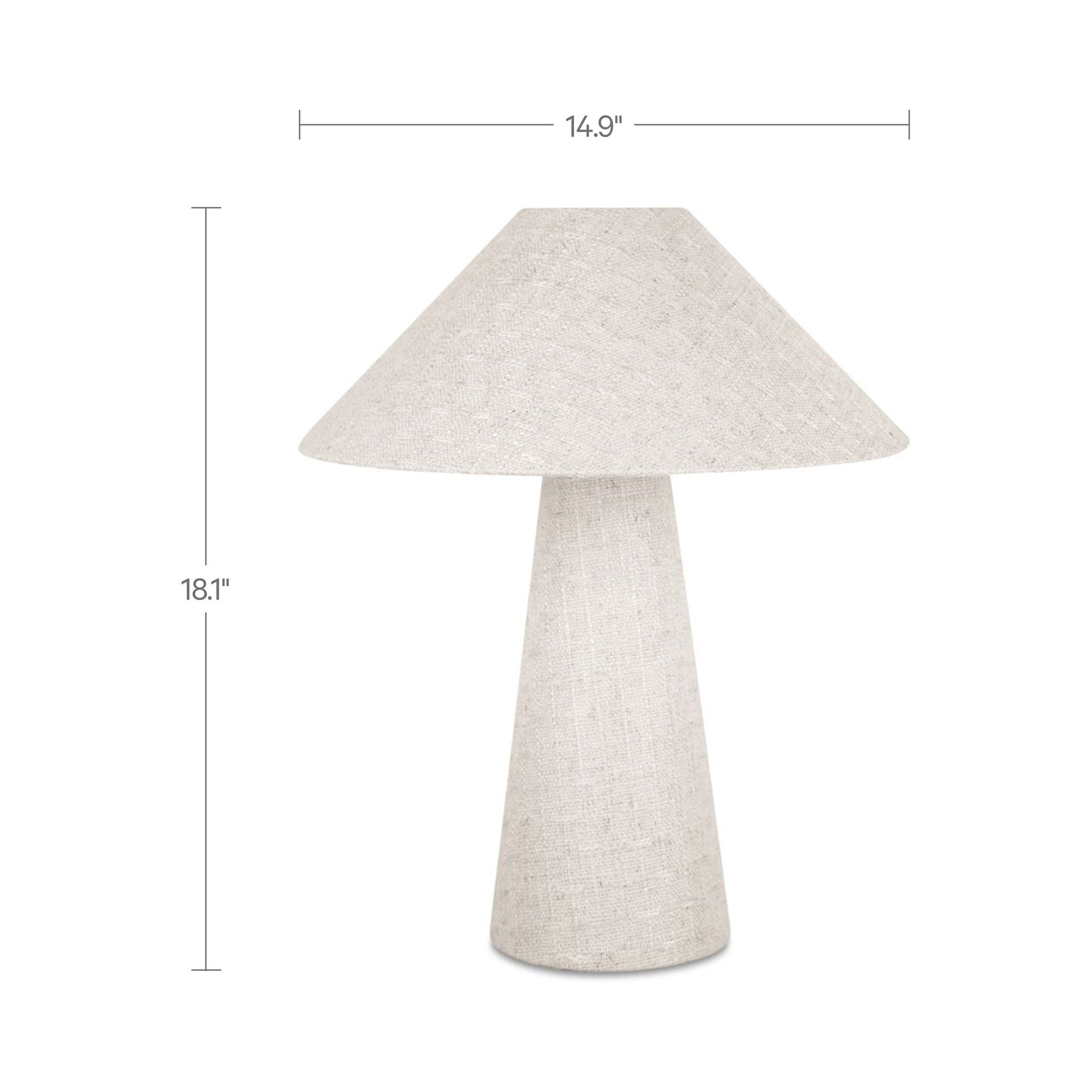 Nori - Table Lamp - Flecked White - Image 2