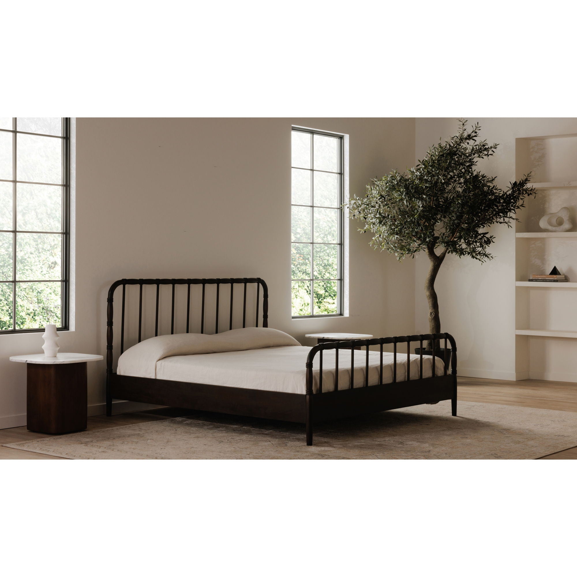 Vivian - King Bed - Dark Brown - Image 3