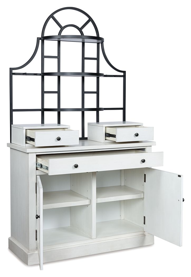 Greddinton - Baker's Rack - White - Image 2