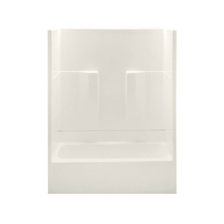 Tub and Shower Module 60 x 30 x 72 Inch Acrylic Left Drain Biscuit 2 Piece - Image 1