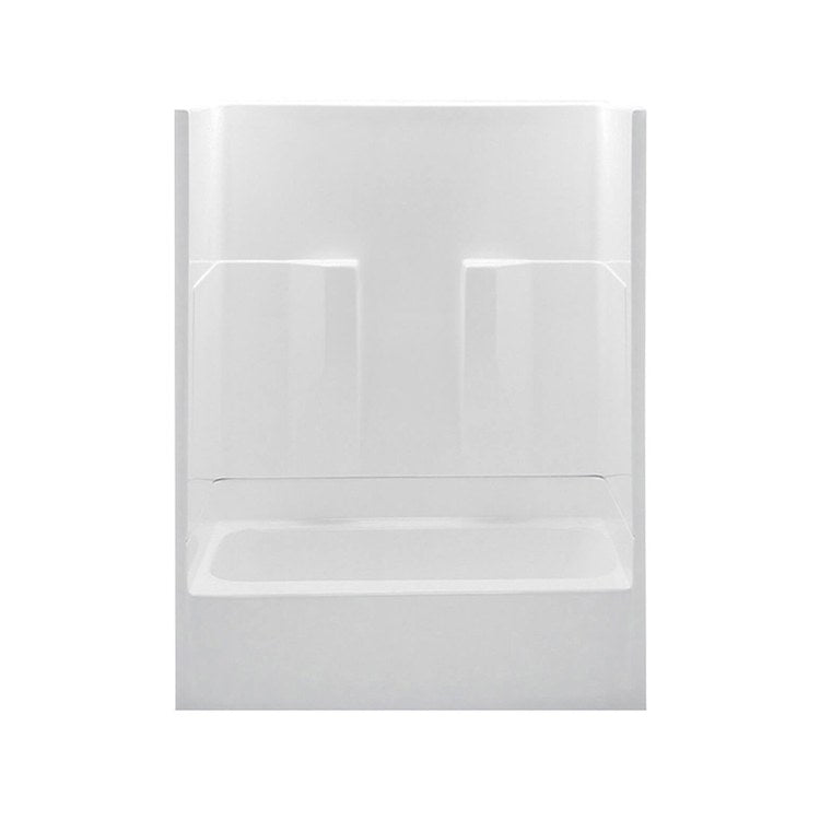 Tub and Shower Module 60 x 30 x 72 Inch Acrylic Left Drain Linen 2 Piece - Image 1