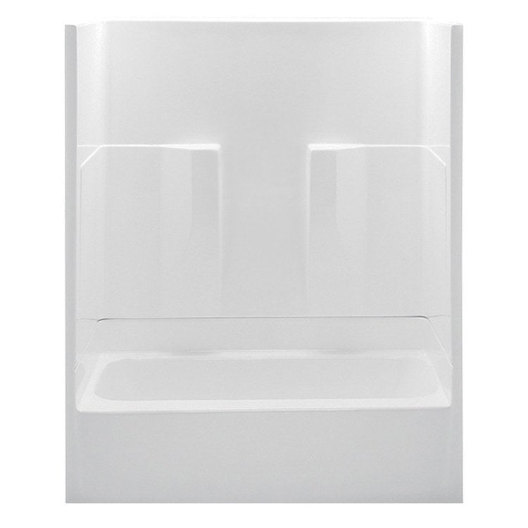 Tub and Shower Module 60 x 30 x 72 Inch Acrylic Left Drain White 2 Piece Supercore - Image 1