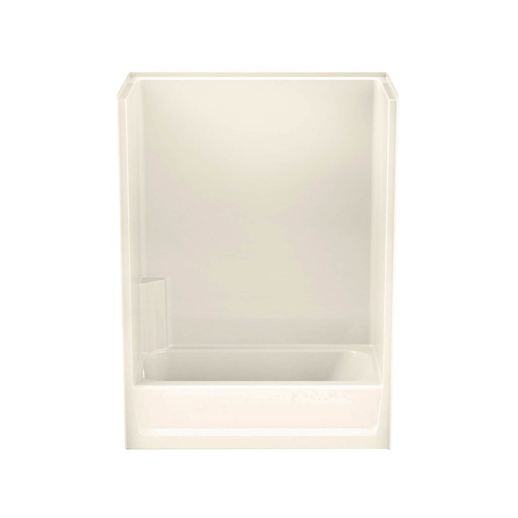 Tub and Shower Module 60 x 32 x 80-1/2 Inch Acrylic Left Drain Bone - Image 1