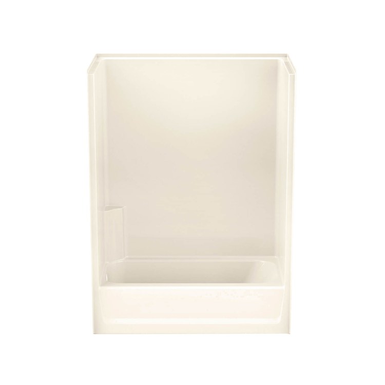 Tub and Shower Module 60 x 32 x 80-1/2 Inch Acrylic Right Drain Almond - Image 1