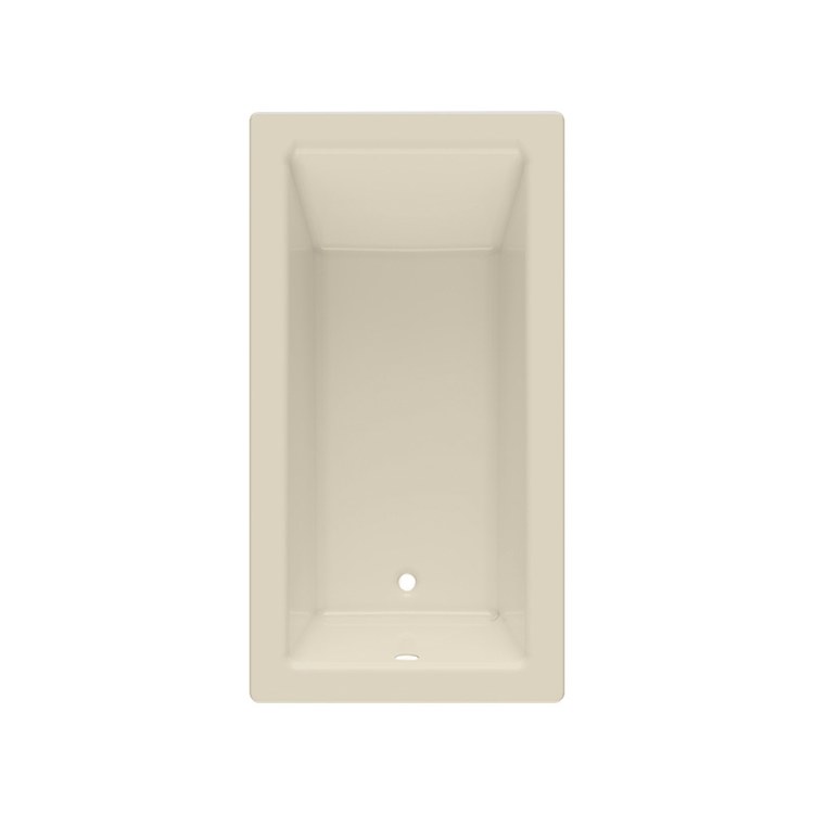 Soaking Tub Island Left Drain Bone Rectangle 60 Gallons 60 x 32 x 19 Inch - Image 1