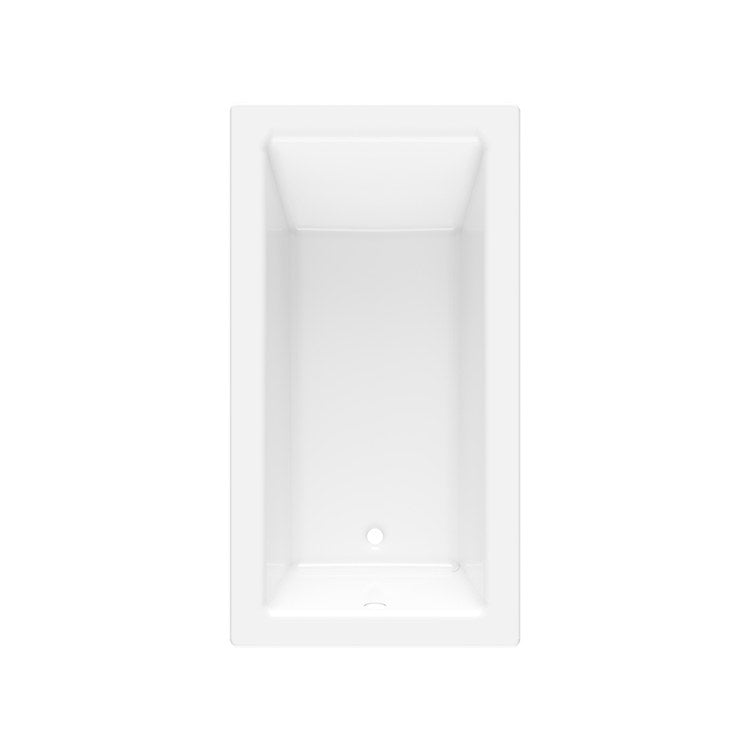 Soaking Tub Island Left Drain Linen Rectangle 60 Gallons 60 x 32 x 19 Inch - Image 1