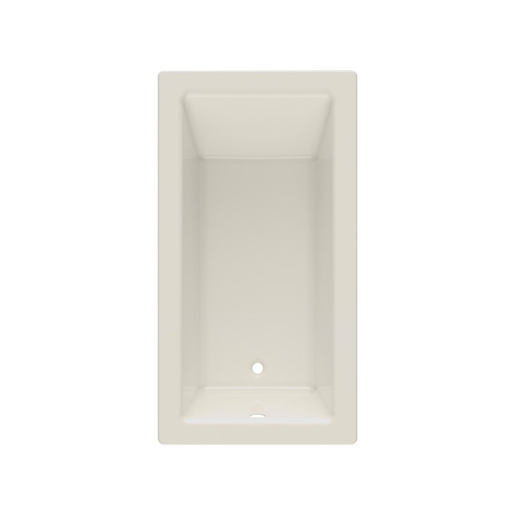 Whirlpool Tub Island Left Drain Biscuit Rectangle 6 Jet 60 Gallons 60 x 32 x 19 Inch - Image 1