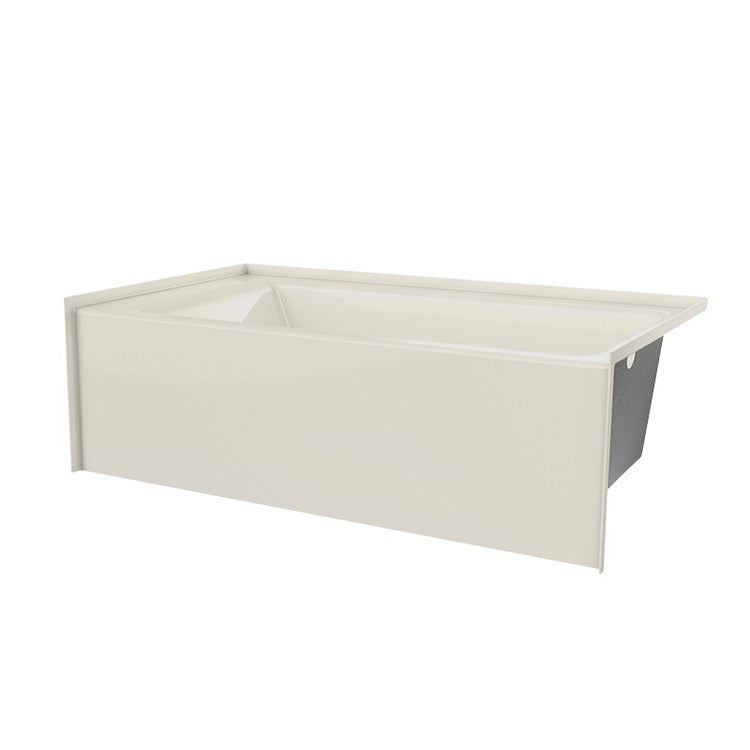 Whirlpool Tub Alcove Left Drain Biscuit Rectangle 6 Jet 52 Gallons 60 x 32 x 18 Inch - Image 1