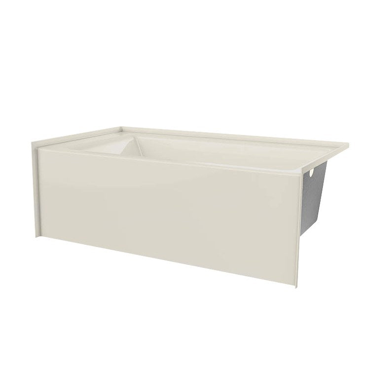 Soaking Tub Alcove Right Drain Biscuit Rectangle 52 Gallons 60 x 32 x 21 Inch - Image 1