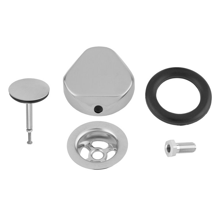 Drain Trim Decorative Cable for Gerberit Subassembly & Gerberit PVC Tubular Subassembly Polished Chrome Brass - Image 1
