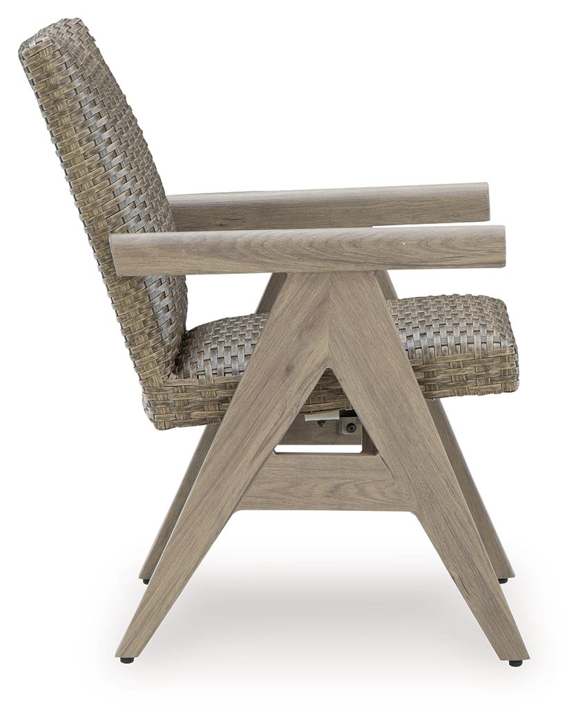 Cliff Trails - Rocking Arm Chair (Set of 2) - Beige - Image 3
