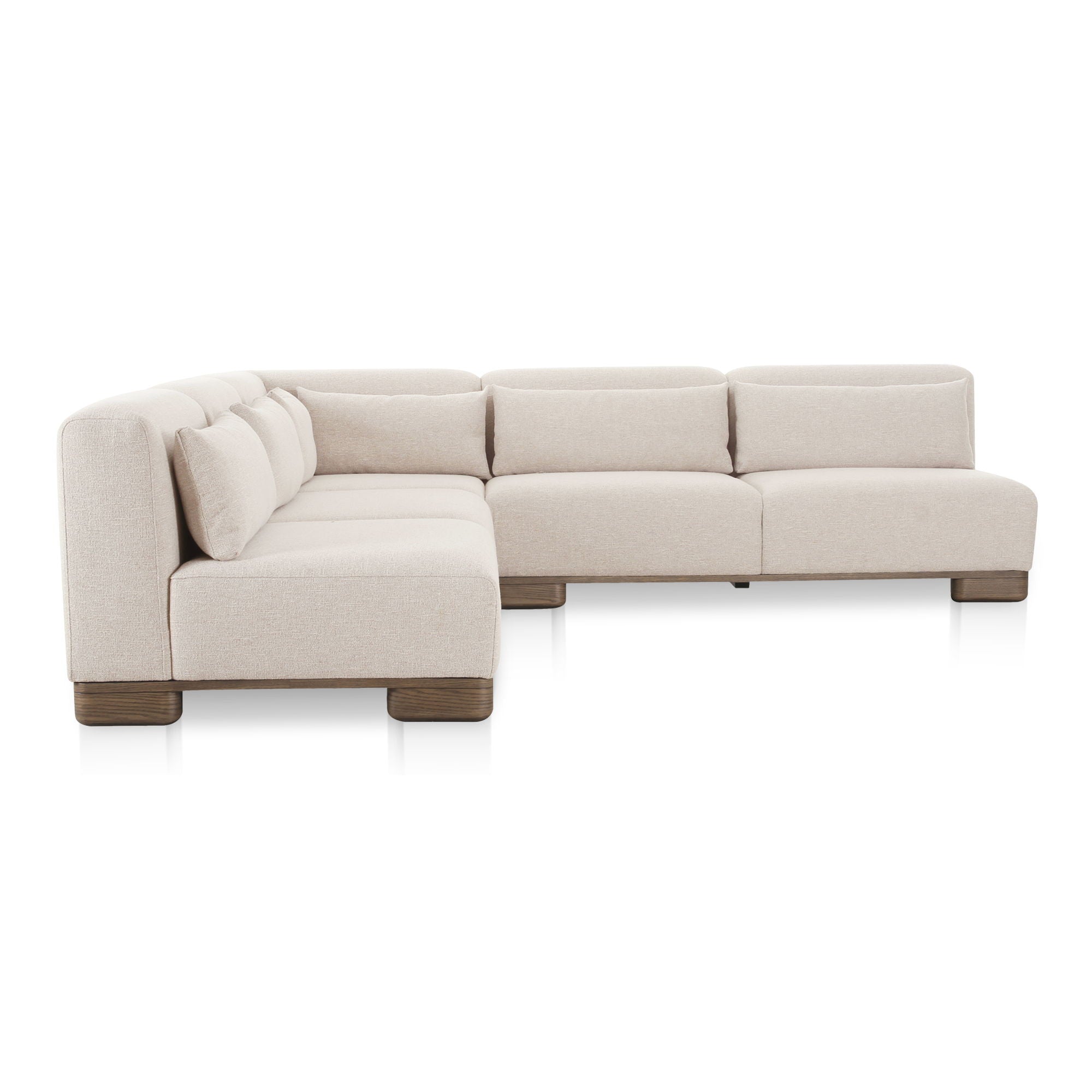 June - Corner Modular Sectional - Oatmeal - Image 1