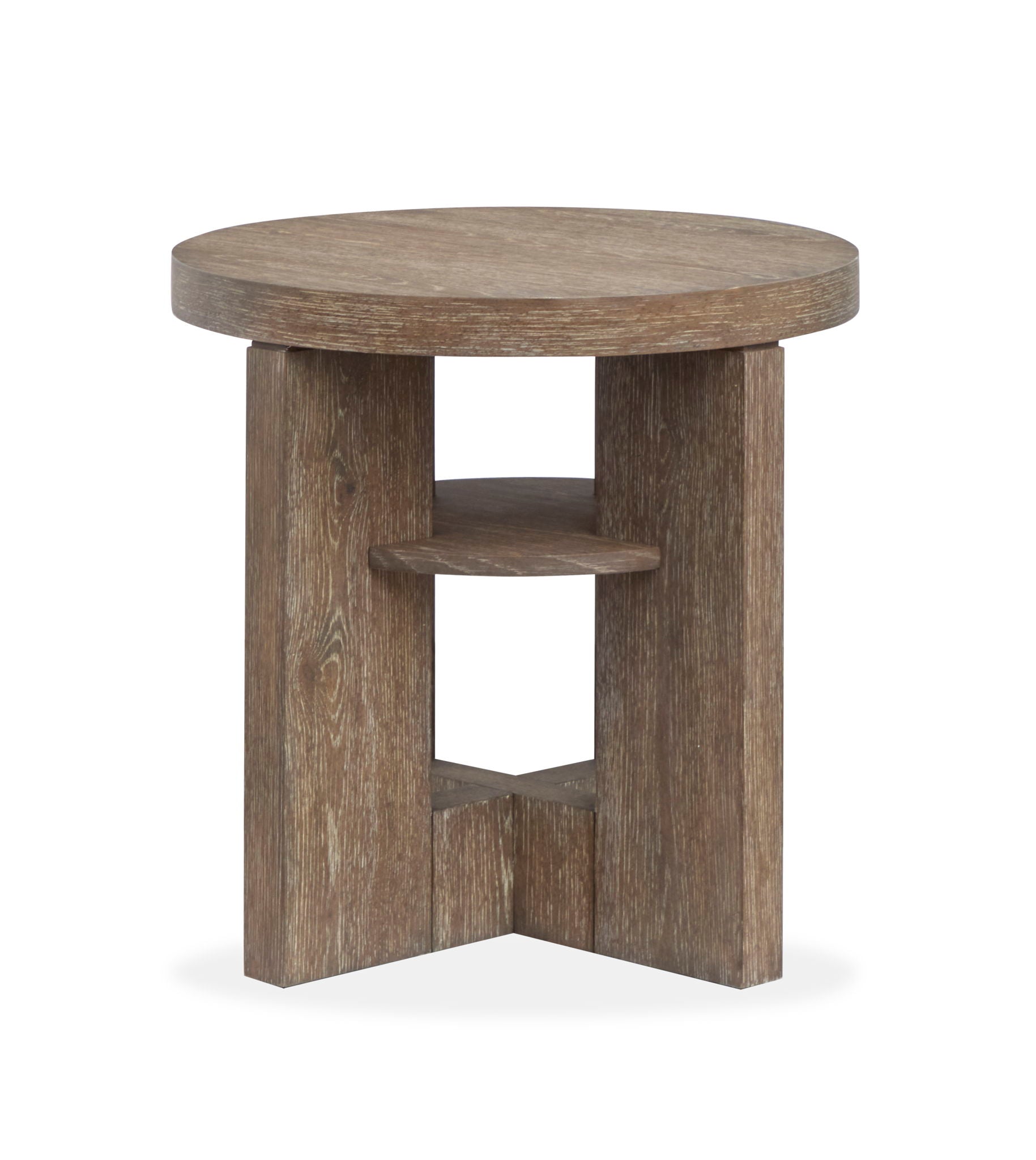 Conway - Round End Table - Spiced Brown - Image 3